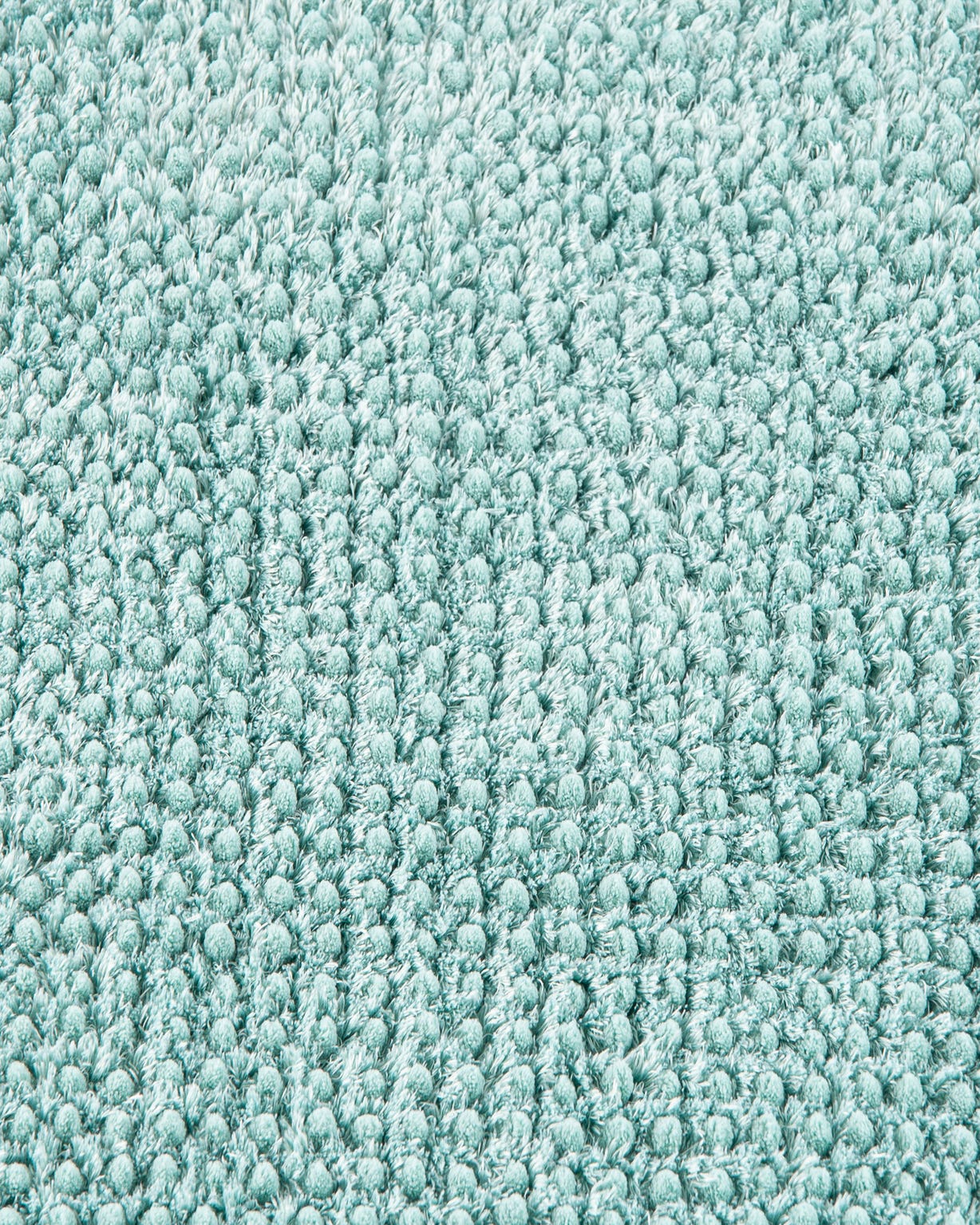 Tapis de bain chenille et effet tufté