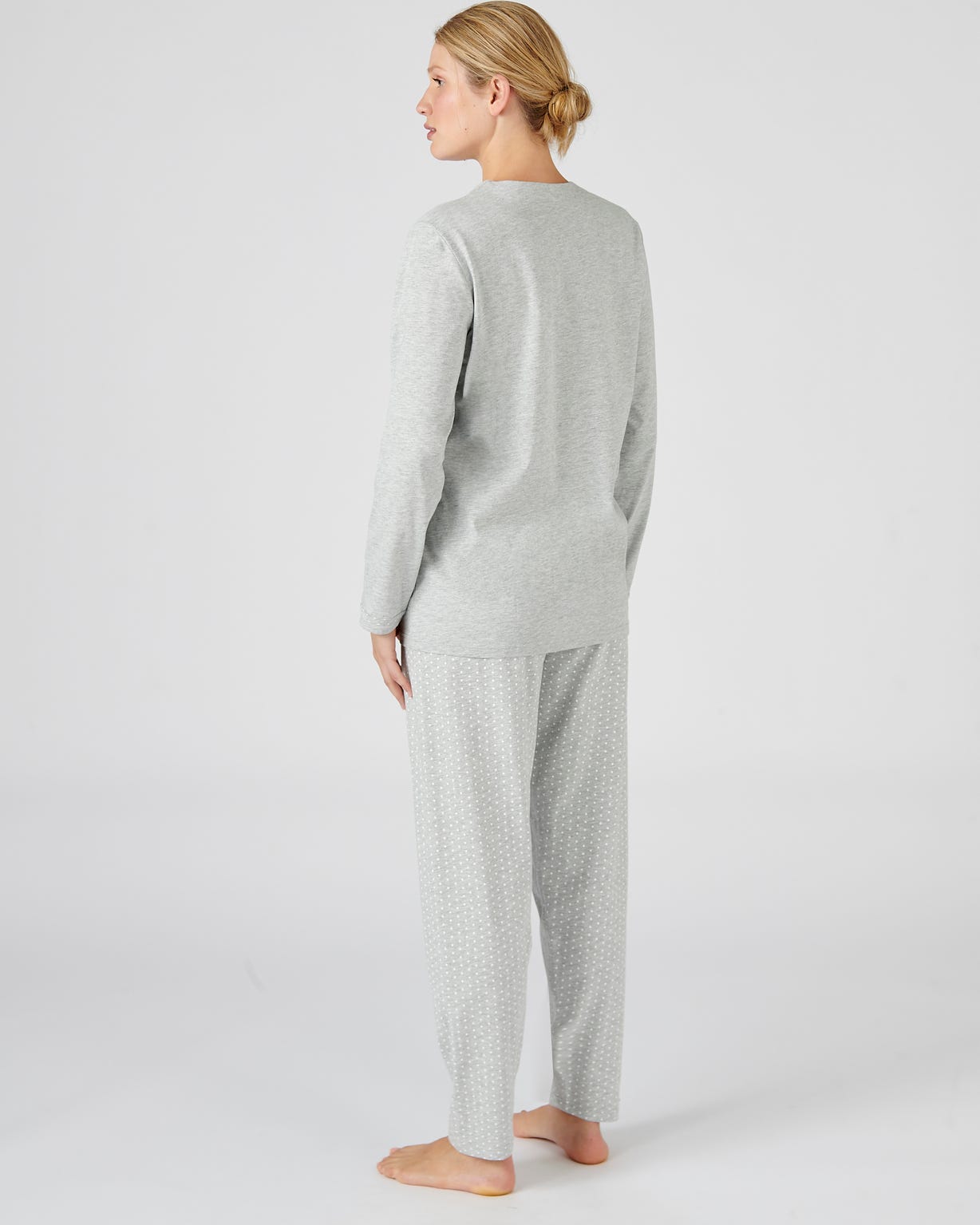 Pyjama maille jersey coton peigné