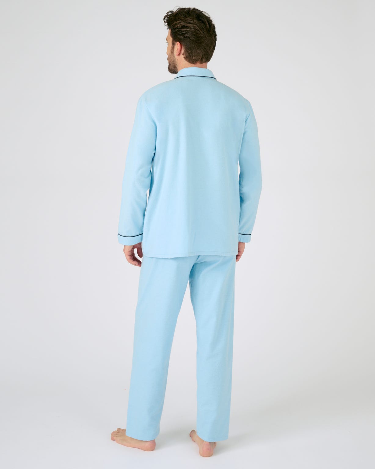 Pyjama flanelle grattée pur coton