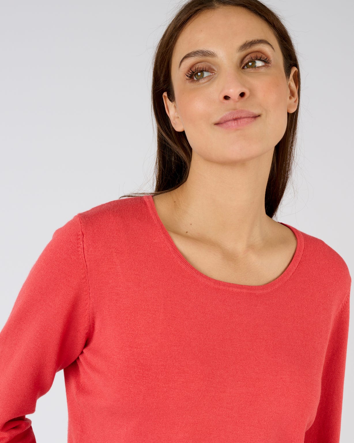 Pull maille fine uni ou imprimé