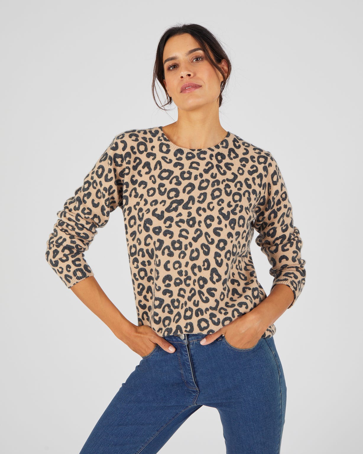 Pull imprimé animalier Thermolactyl