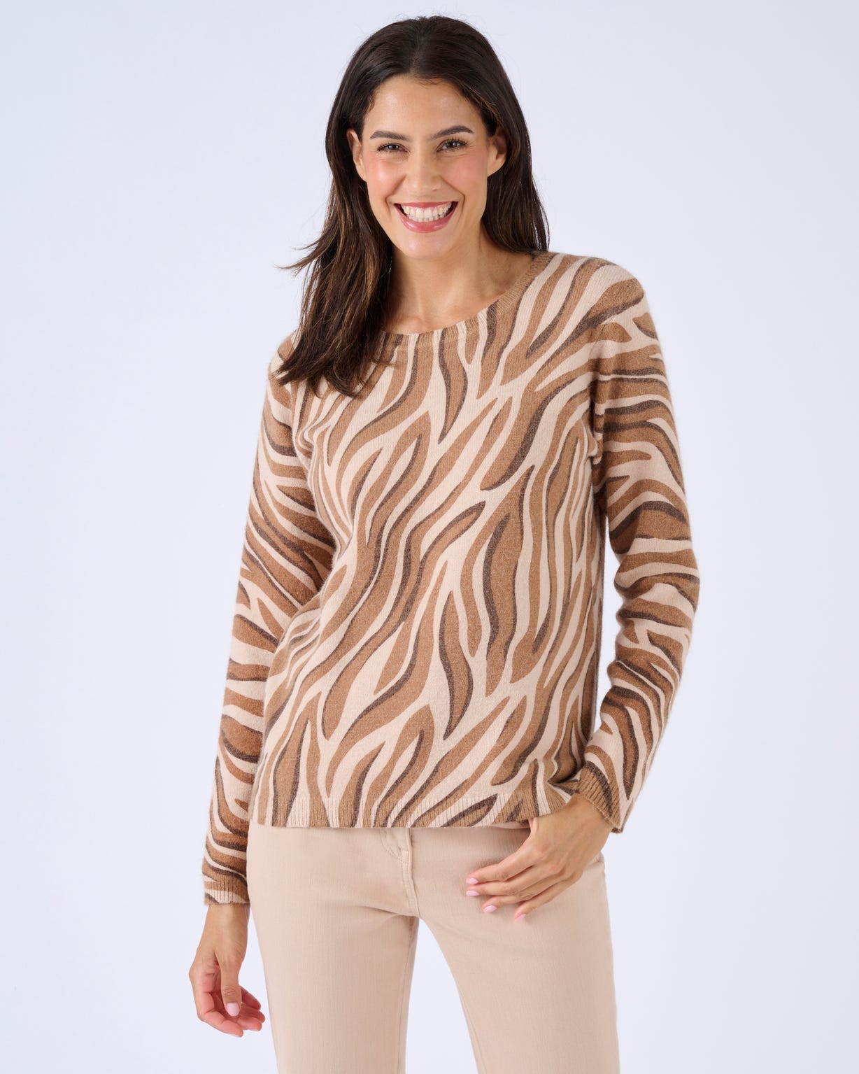 Pull imprimé animalier Thermolactyl