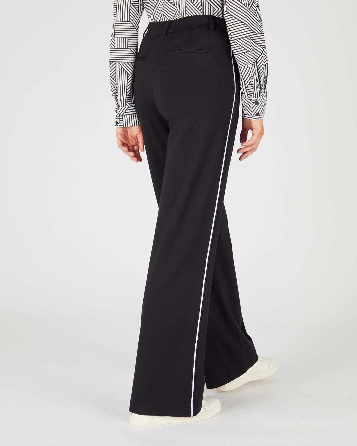 Pantalon large en maille