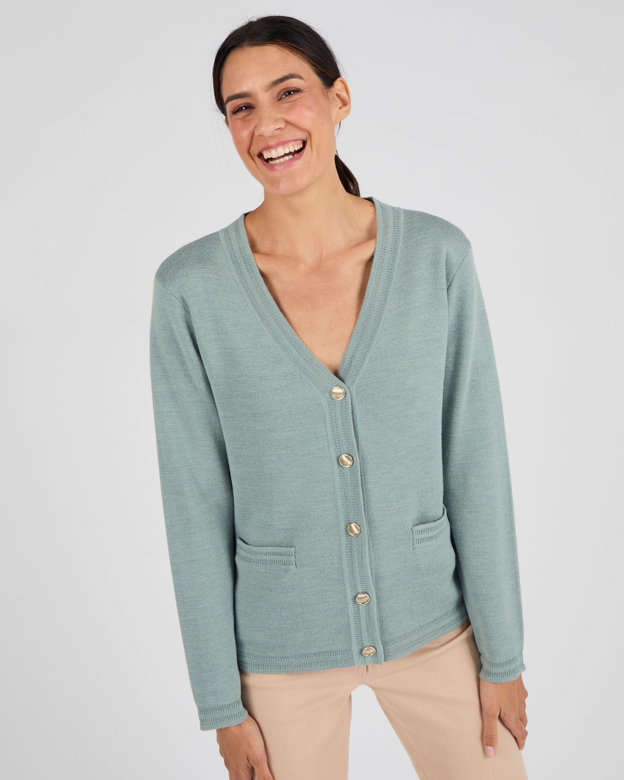Gilet mélange laine