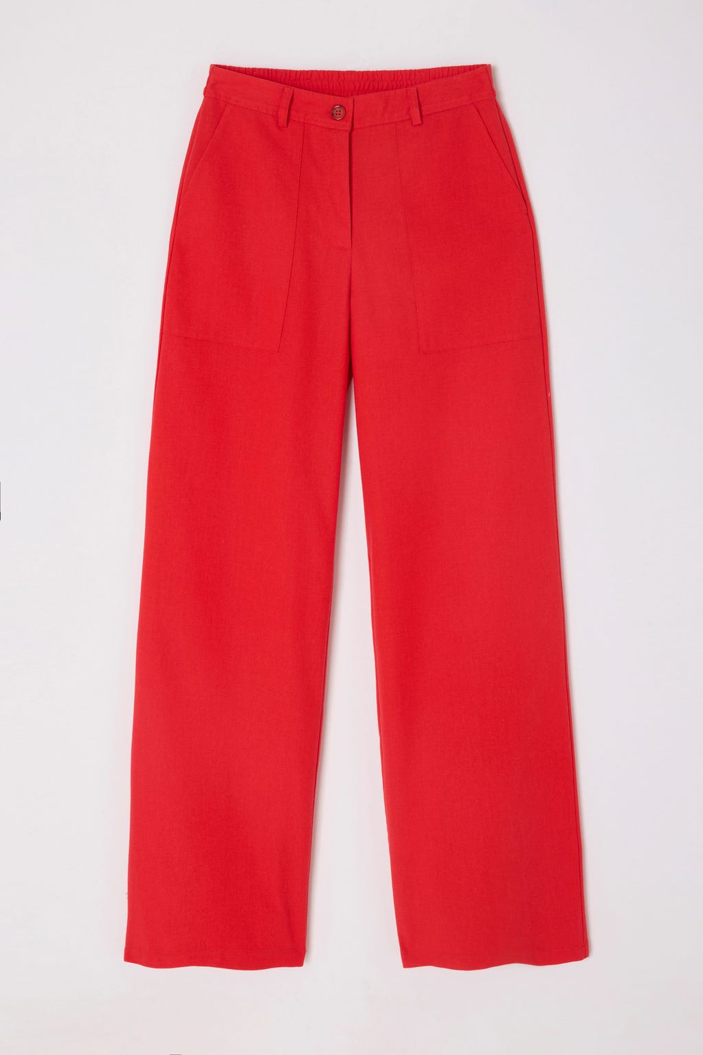Pantalon mélange lin et coton