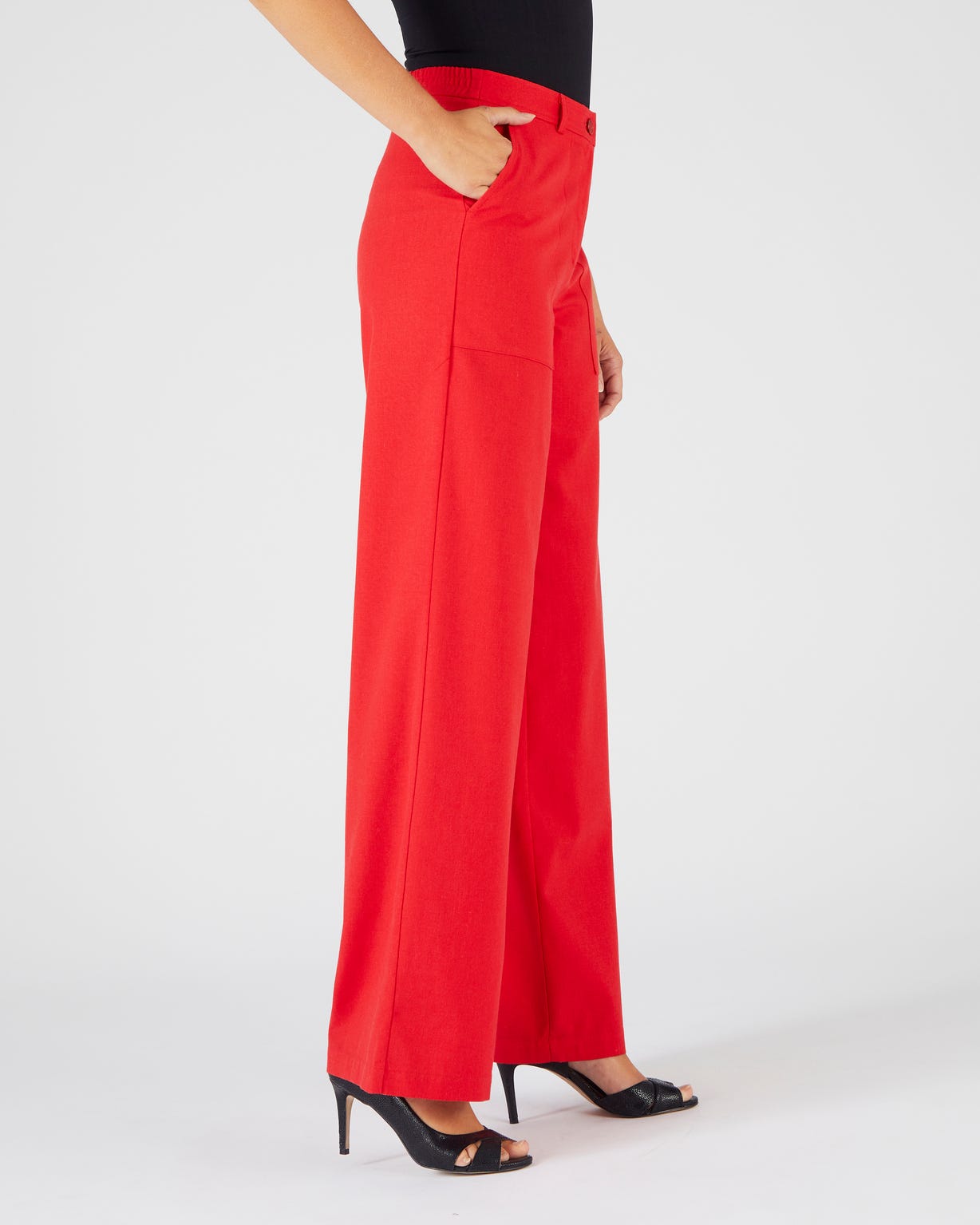 Pantalon mélange lin et coton