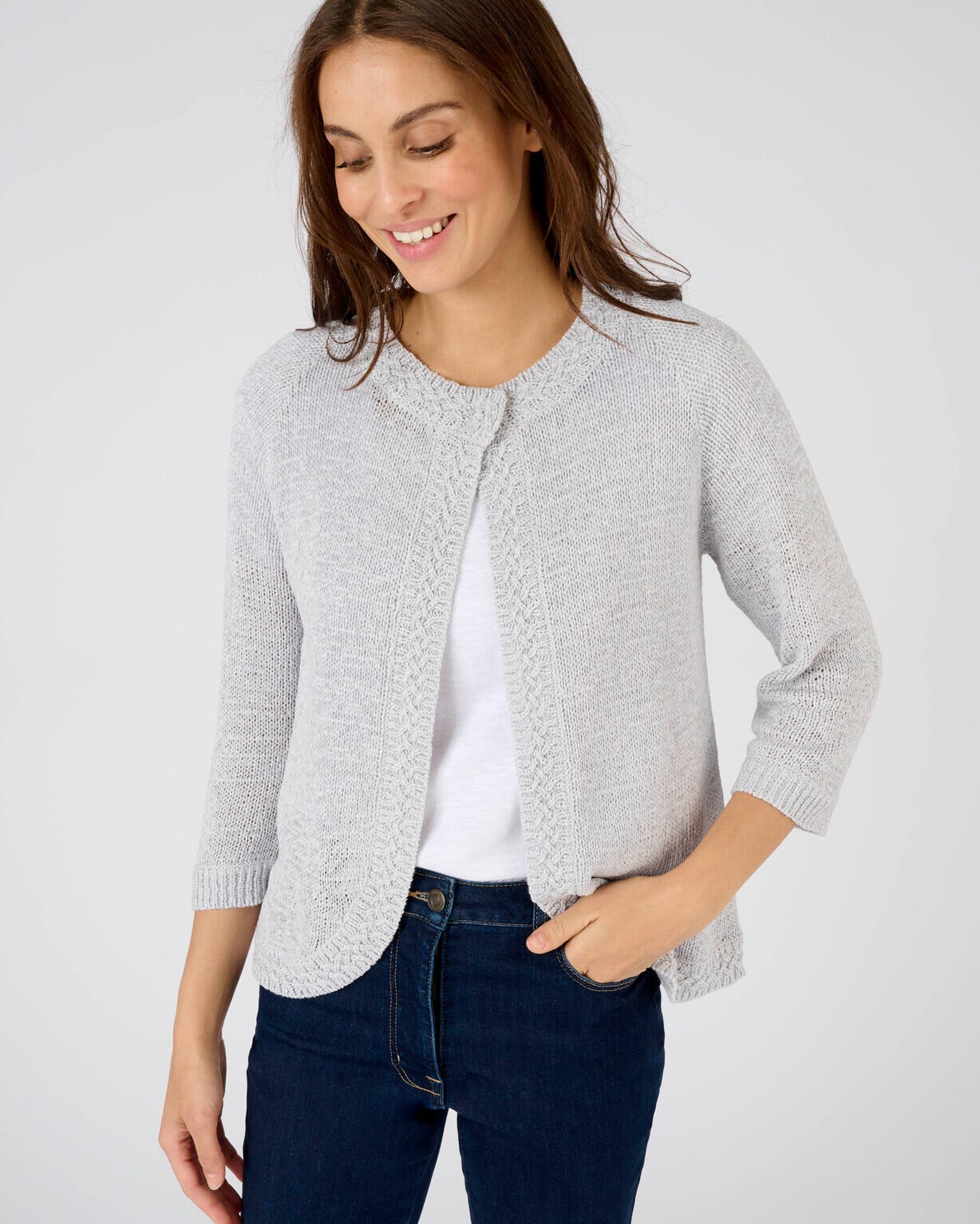 Gilet-boléro maille ruban