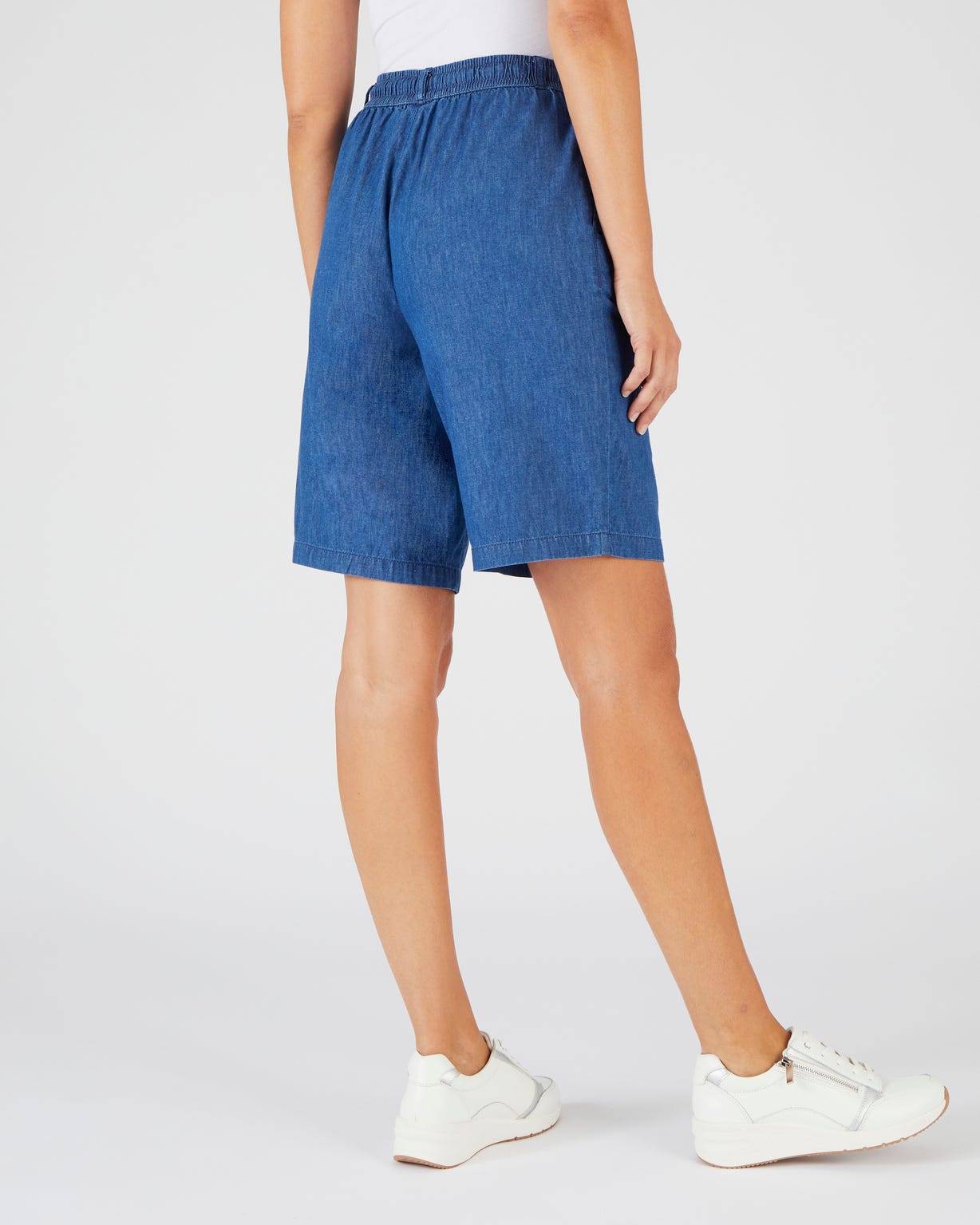 Bermuda tissu chambray