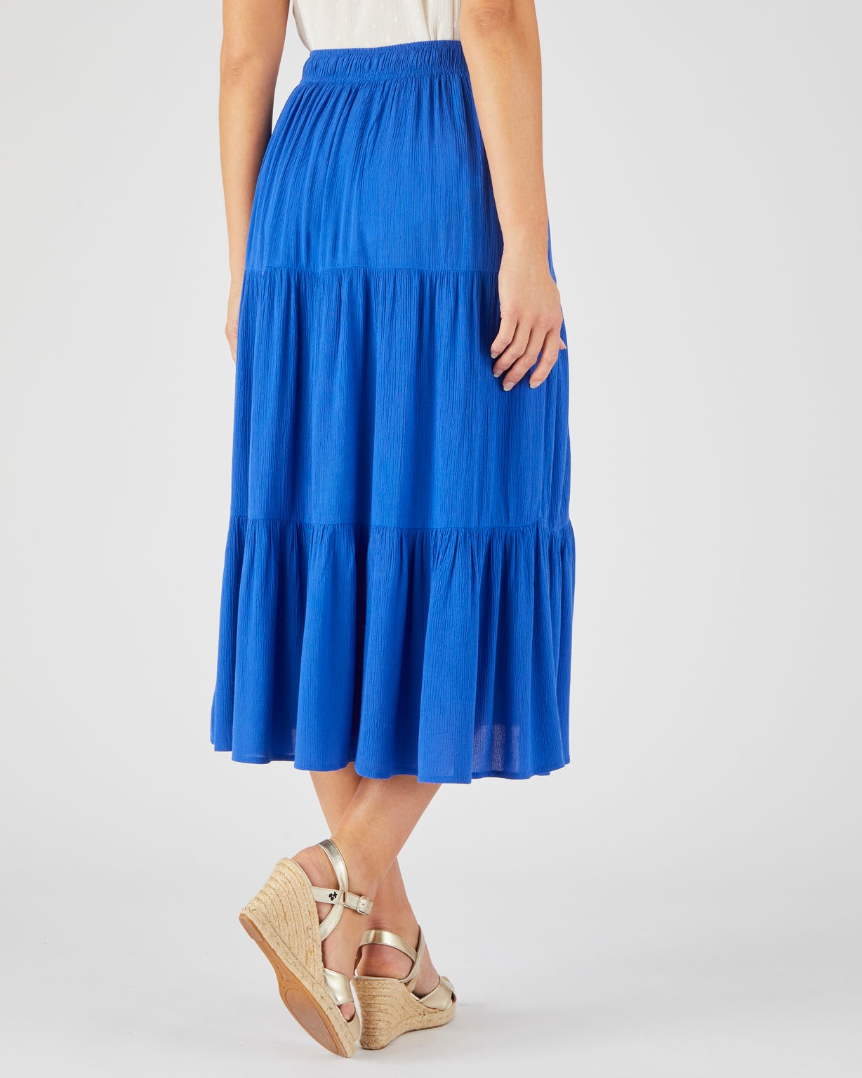 Jupe crépon pure viscose