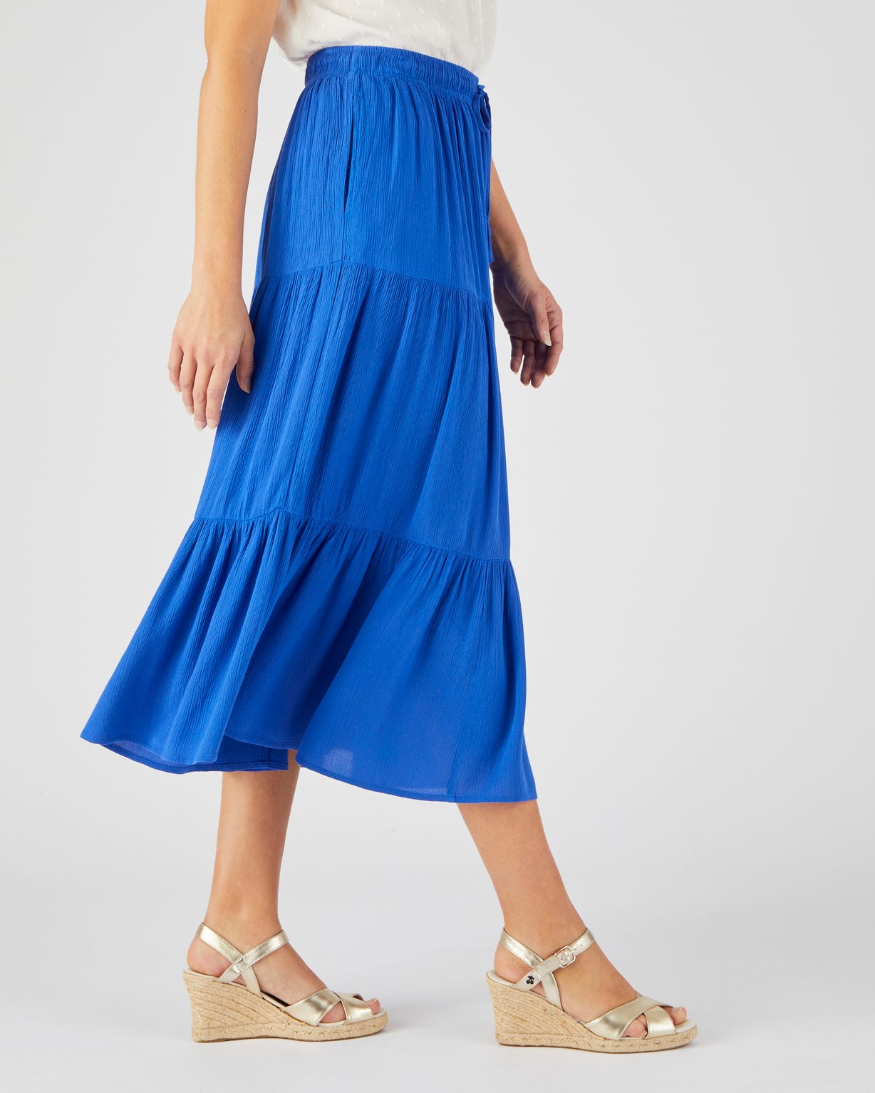 Jupe crépon pure viscose
