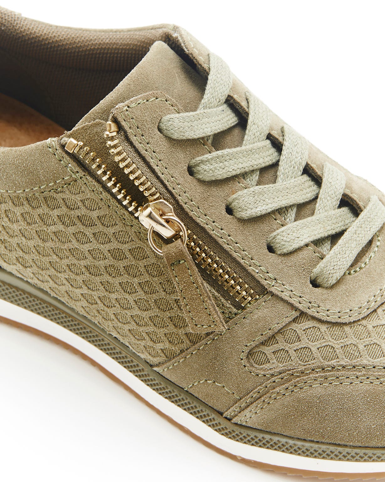 Baskets détail cuir embossé Amortyl