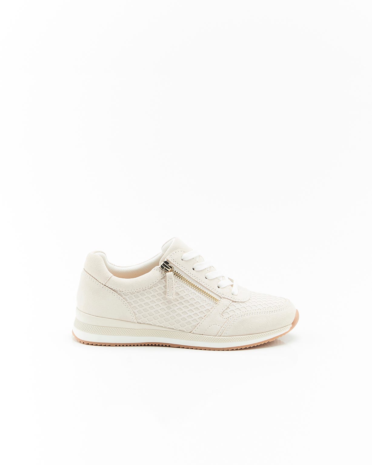 Baskets détail cuir embossé Amortyl