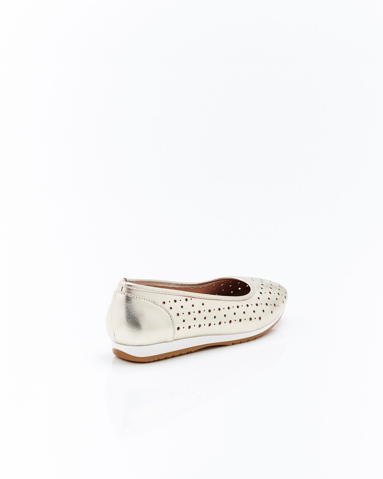 Ballerines Climatyl dessus cuir perforé