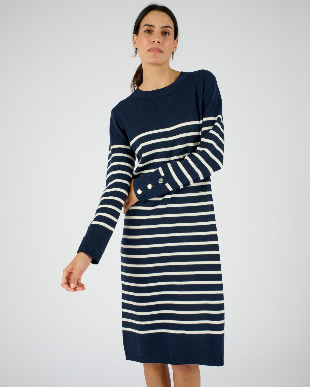 Robe-pull esprit marinière Thermolactyl