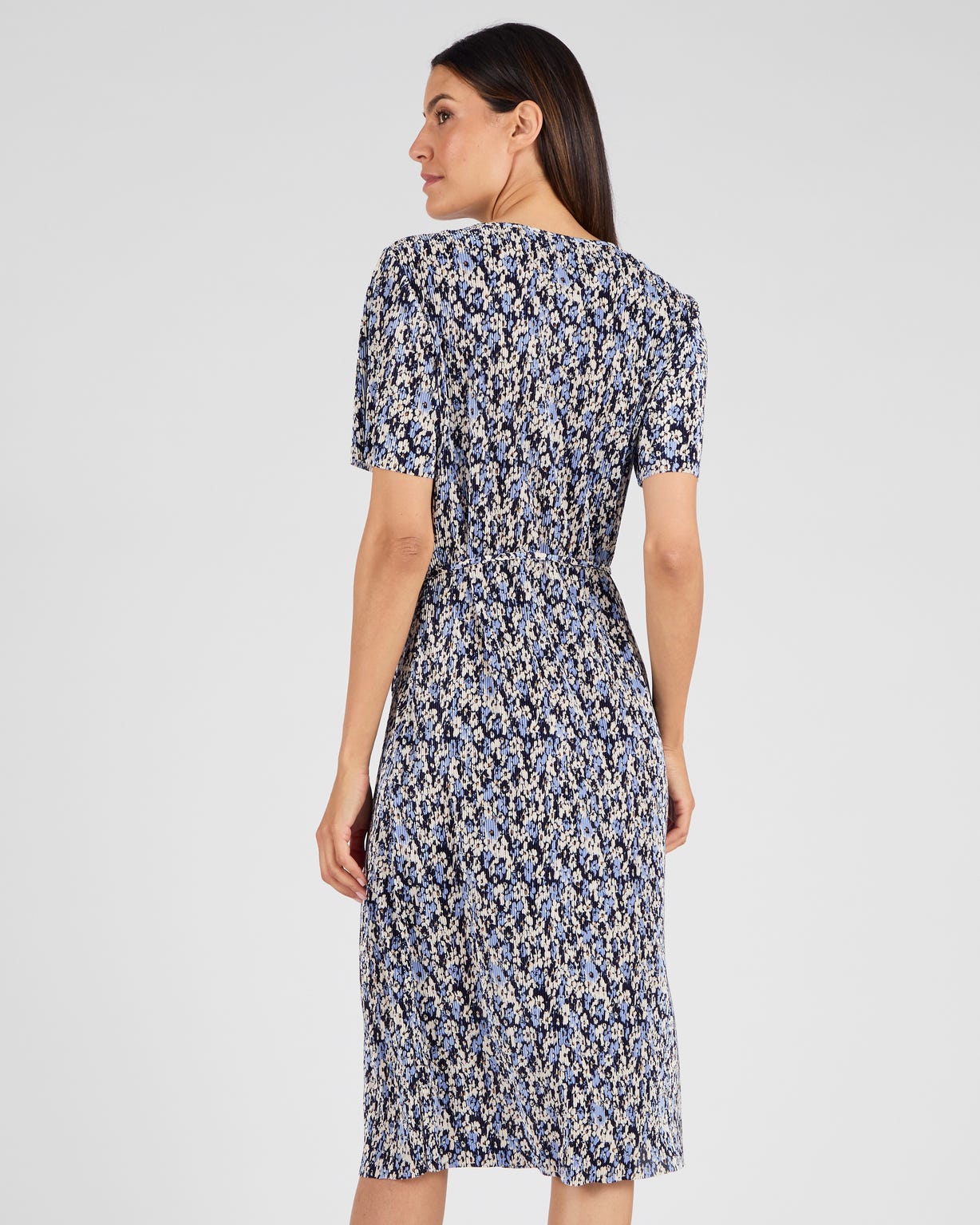 Robe plissé permanent