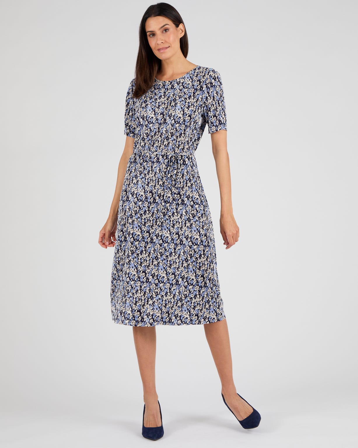 Robe plissé permanent