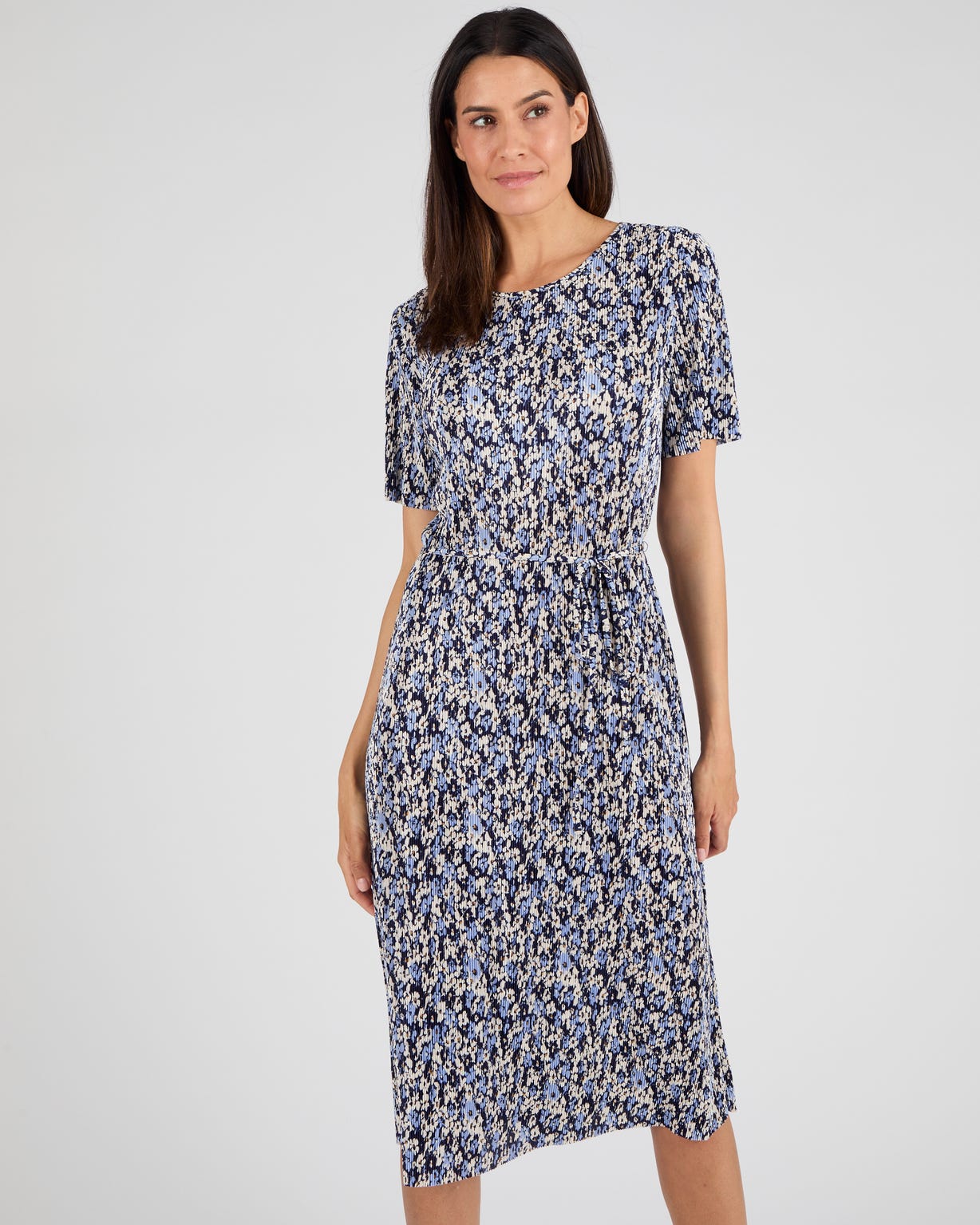 Robe plissé permanent