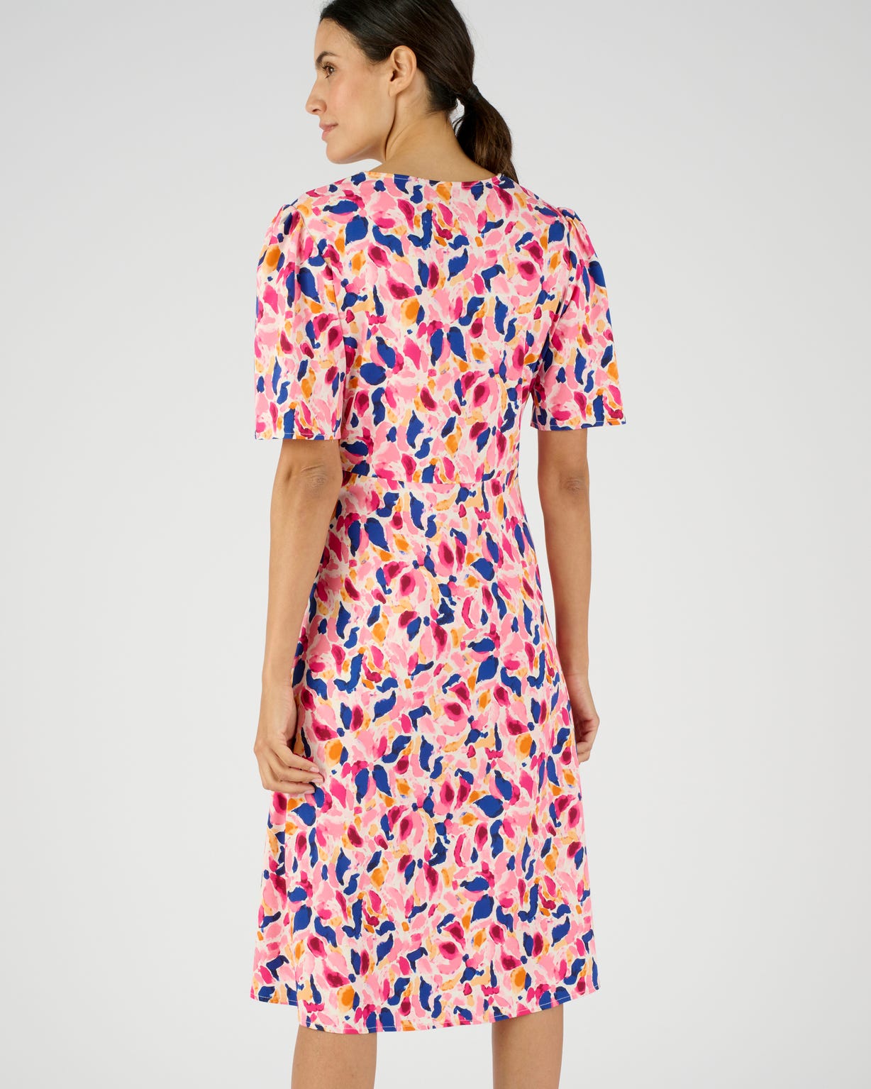 Robe larges plis effet drapé