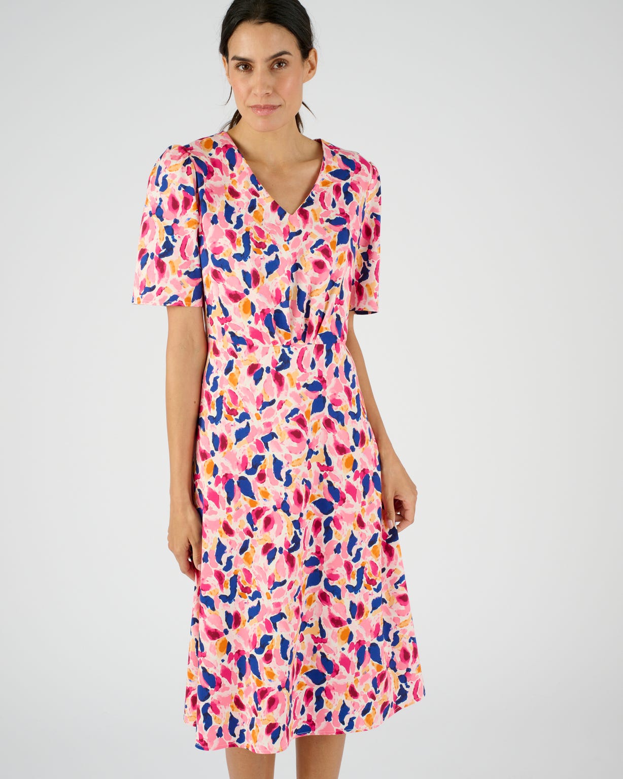 Robe larges plis effet drapé