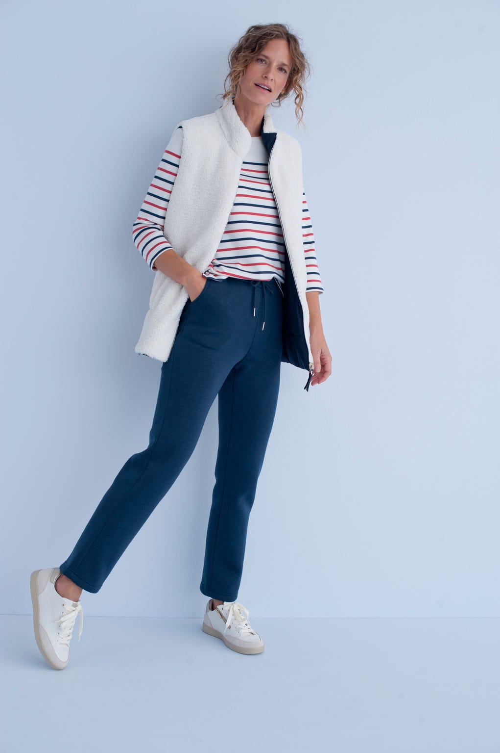 Gilet sans manches réversible