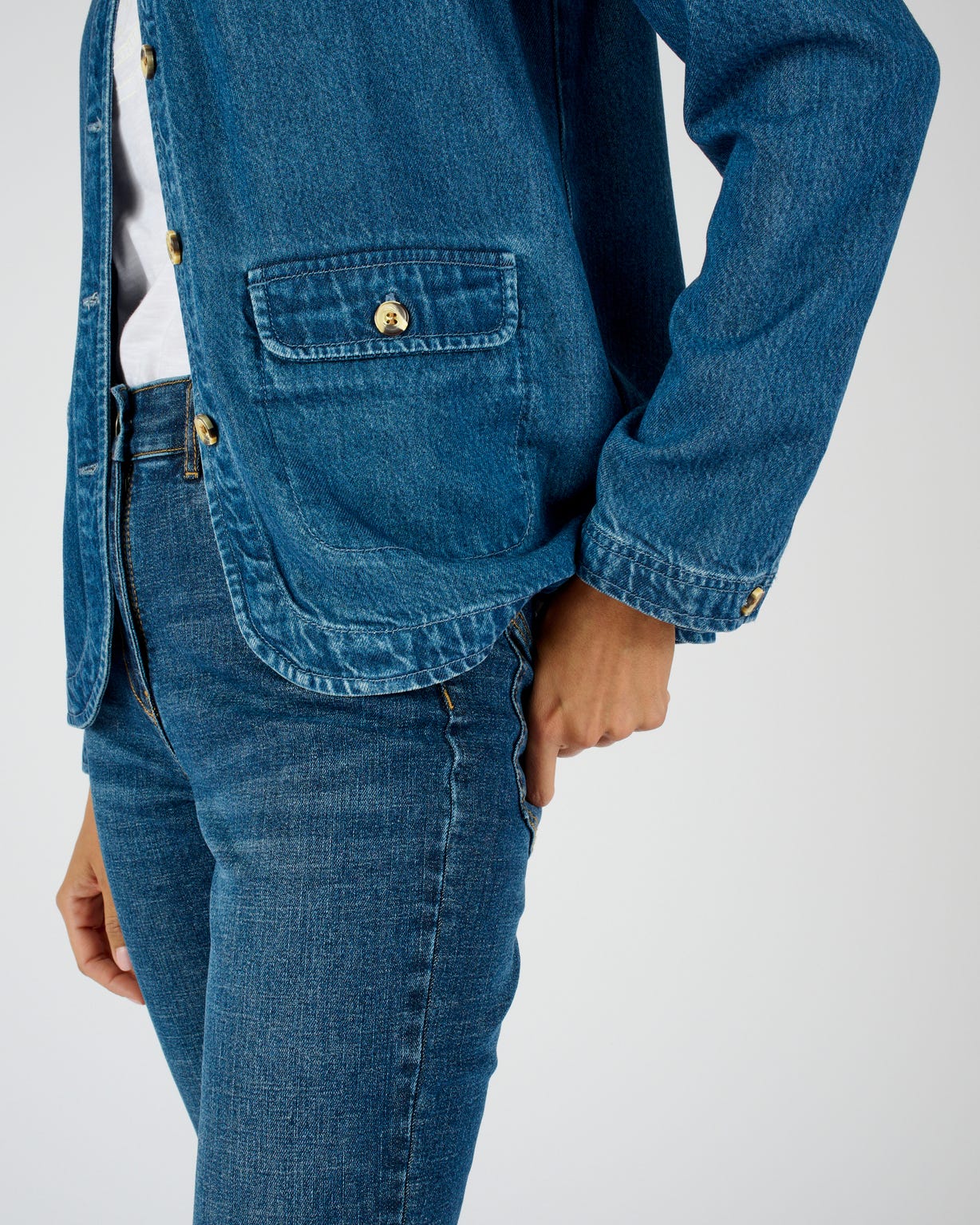 Veste mélange Lyocell Tencel(TM) et viscose