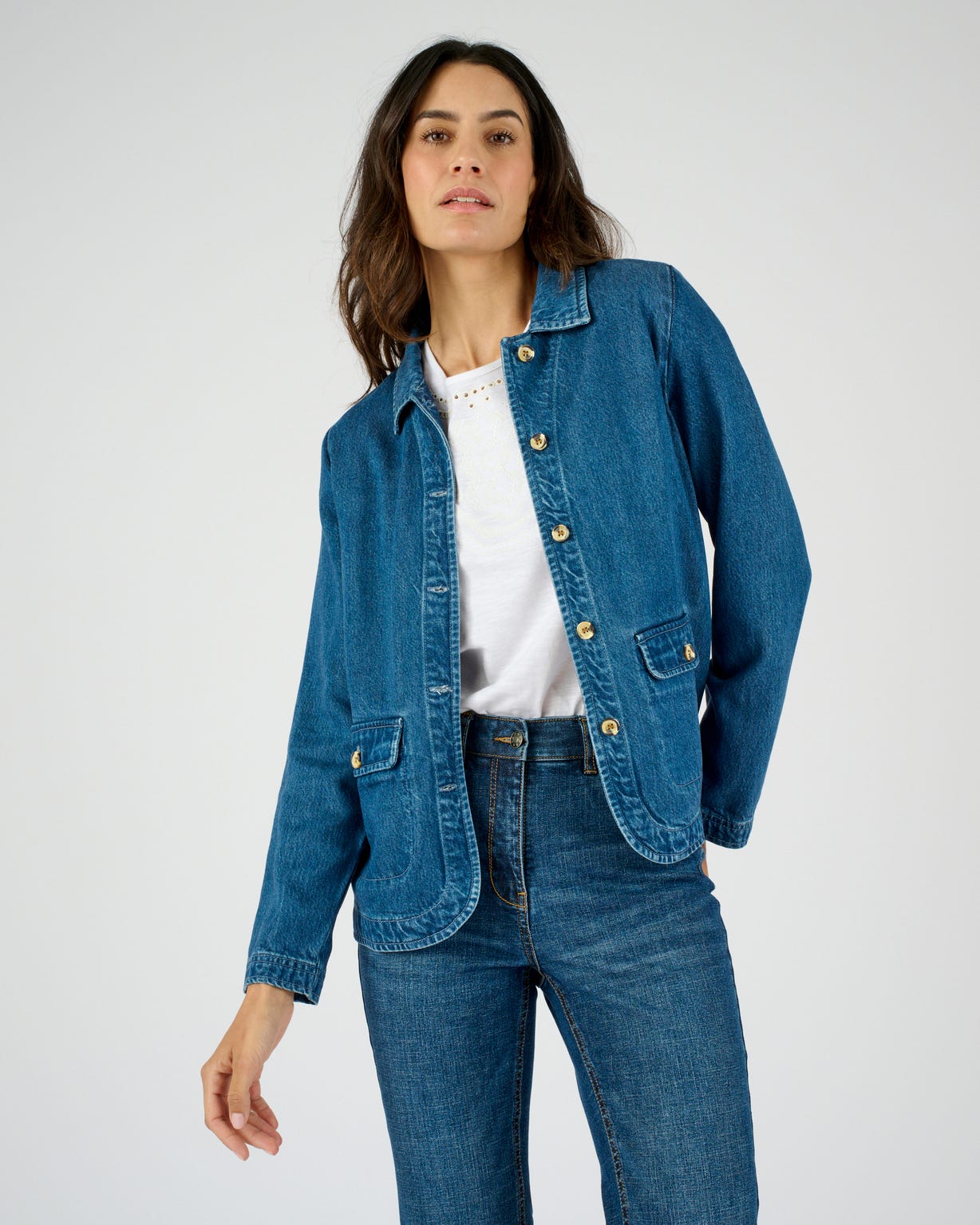 Veste mélange Lyocell Tencel(TM) et viscose