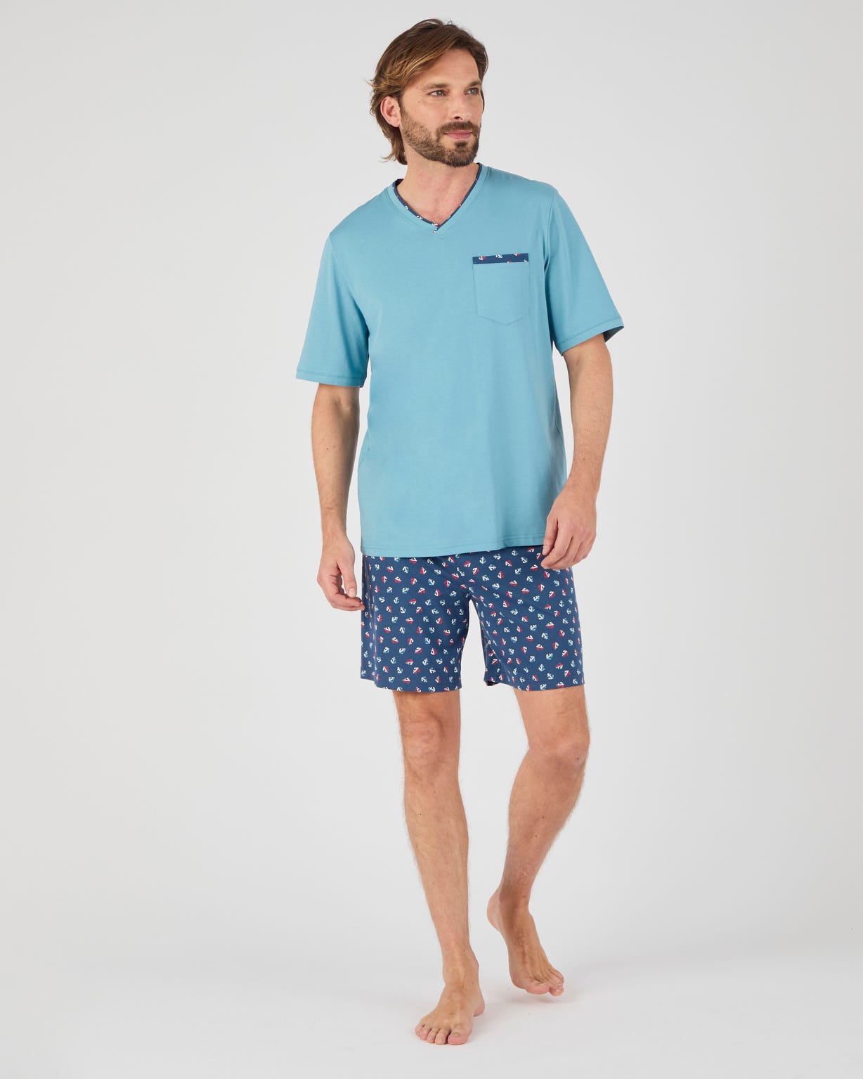 Pyjashort en maille jersey