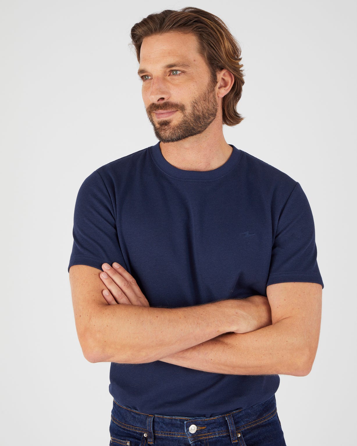 T-shirt Essential en maille gaufrée