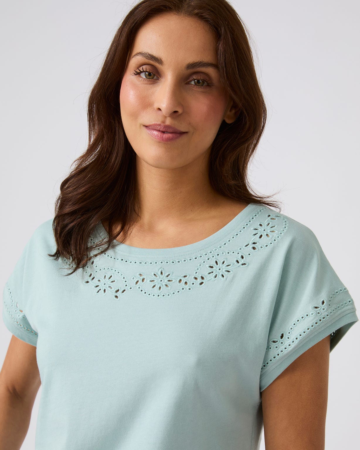 Pyjashort broderie anglaise