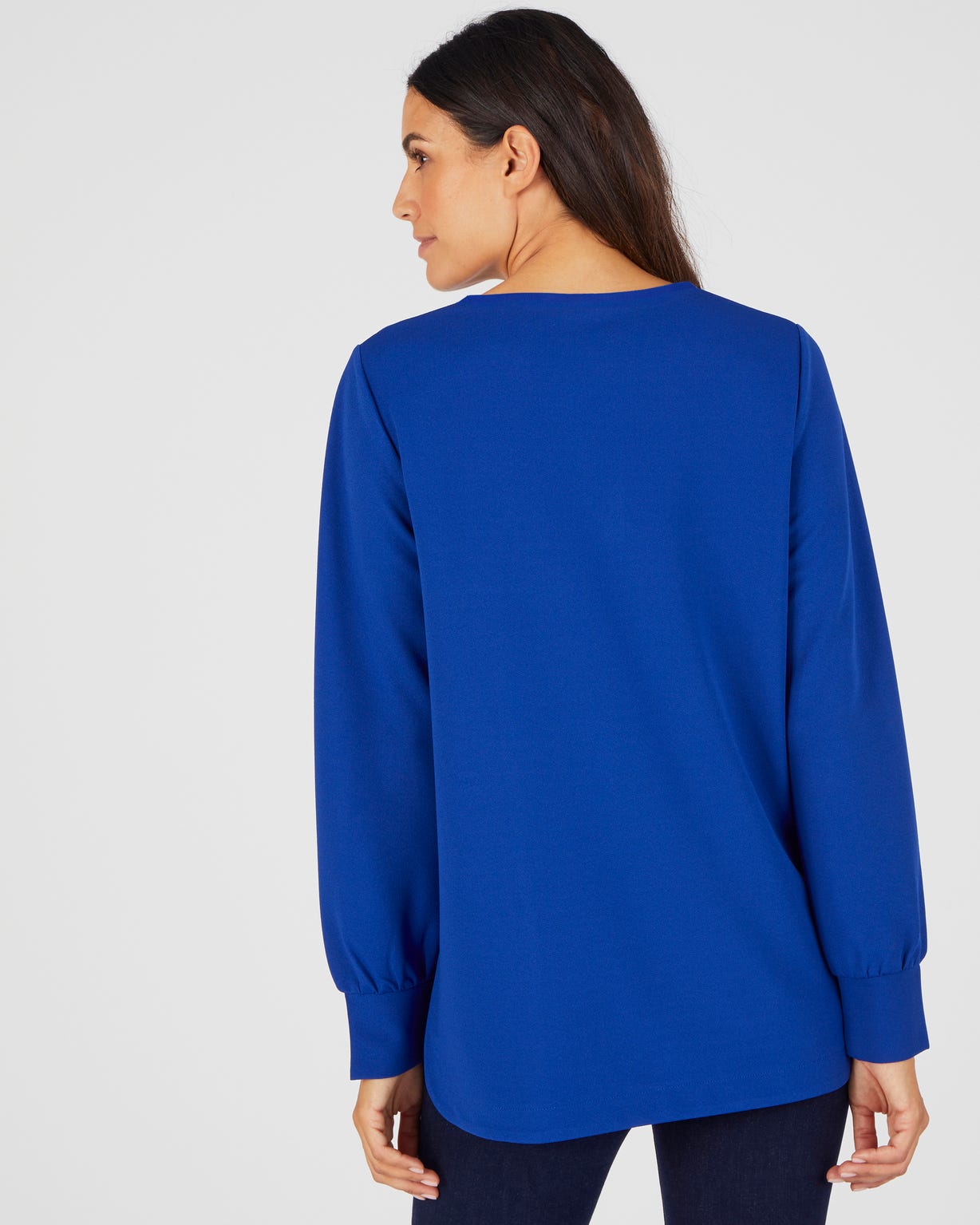 Tunique maille crêpe stretch