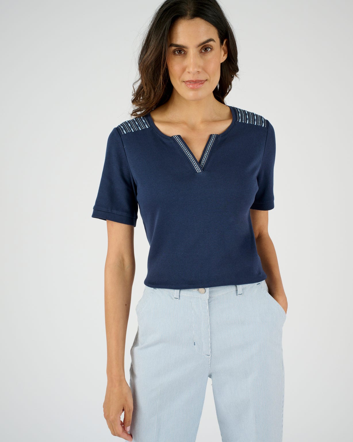 T-shirt col Tunisien