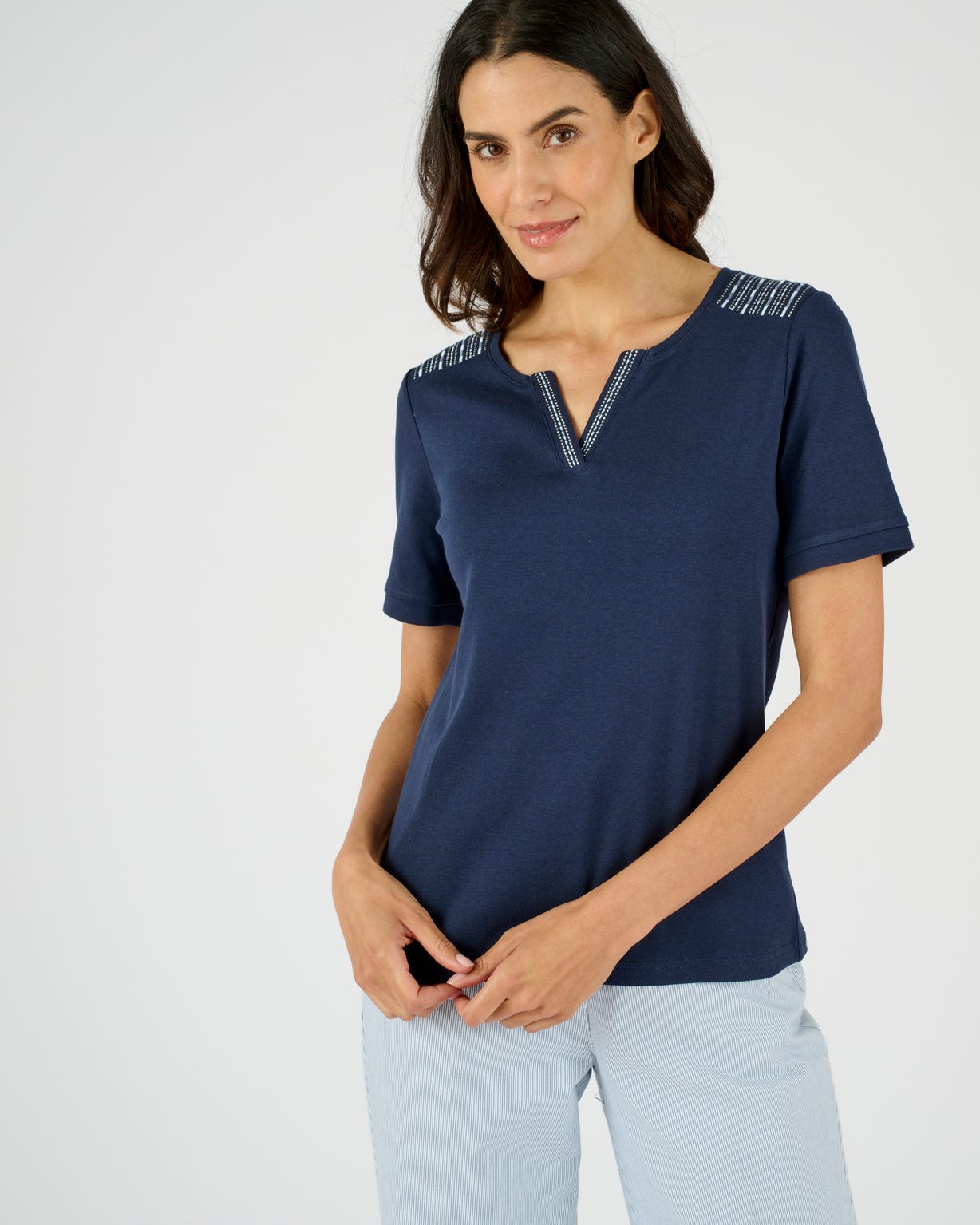 T-shirt col Tunisien