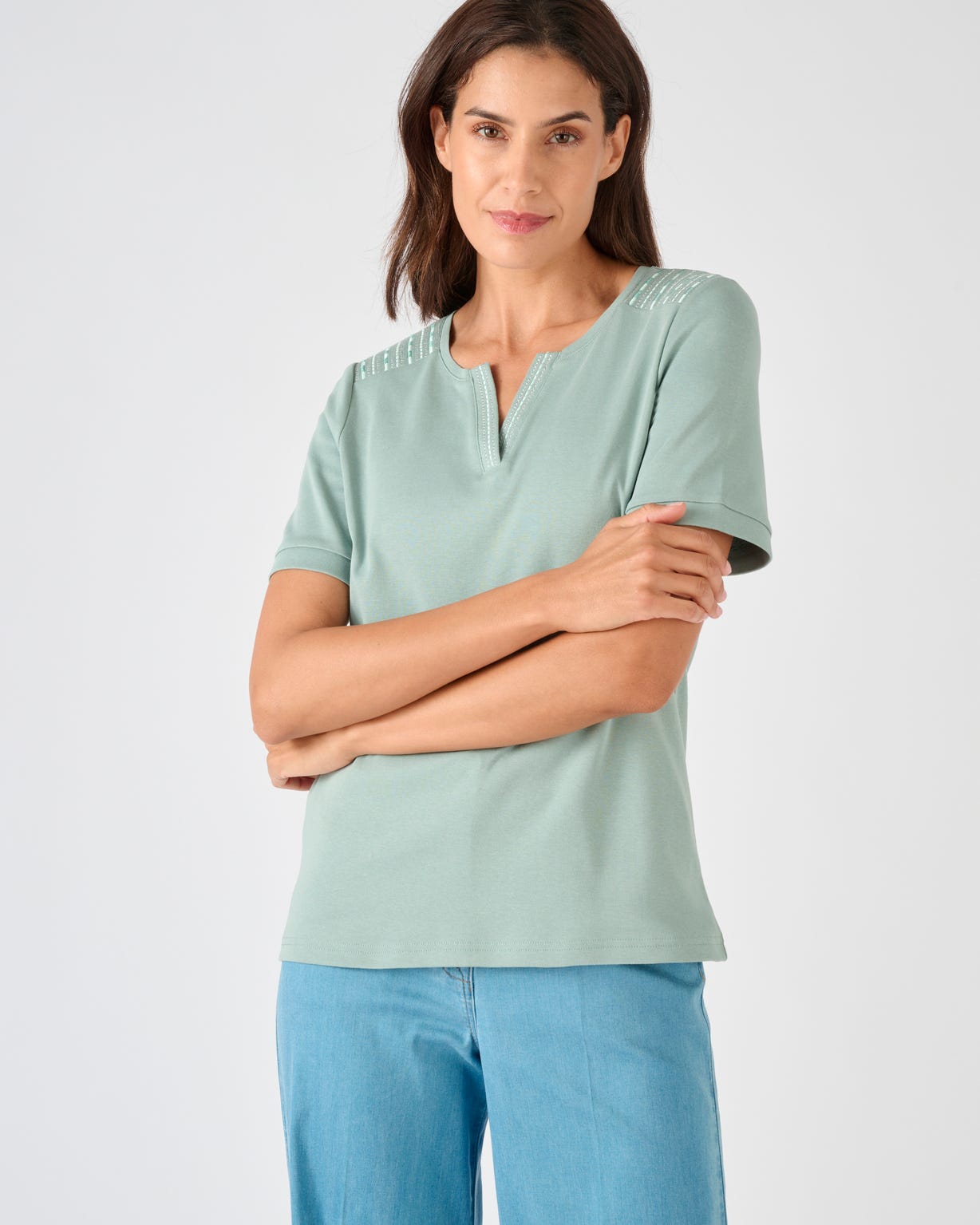 T-shirt col Tunisien