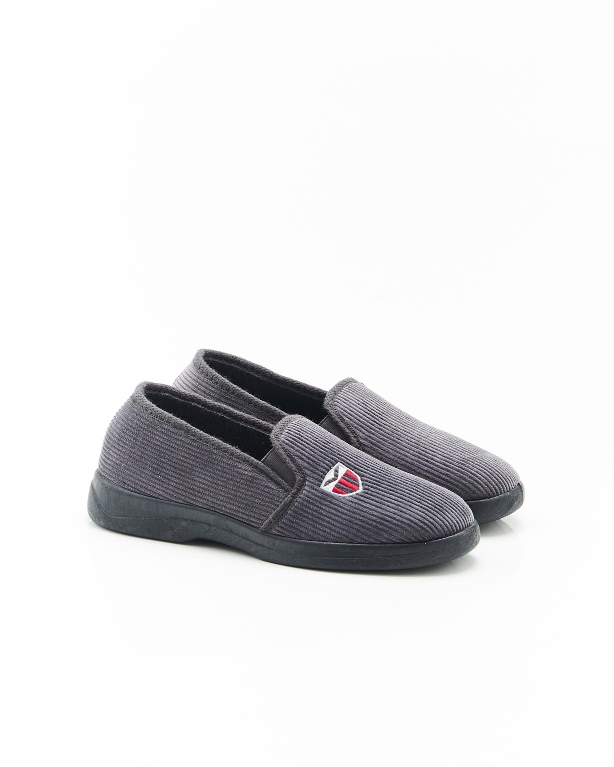 Chaussons en velours côtelé
