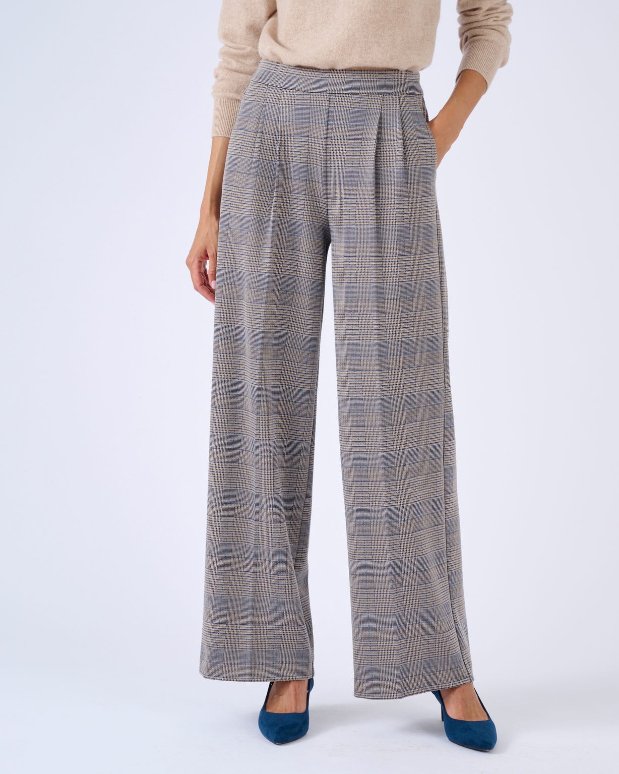 Pantalon large maille milano