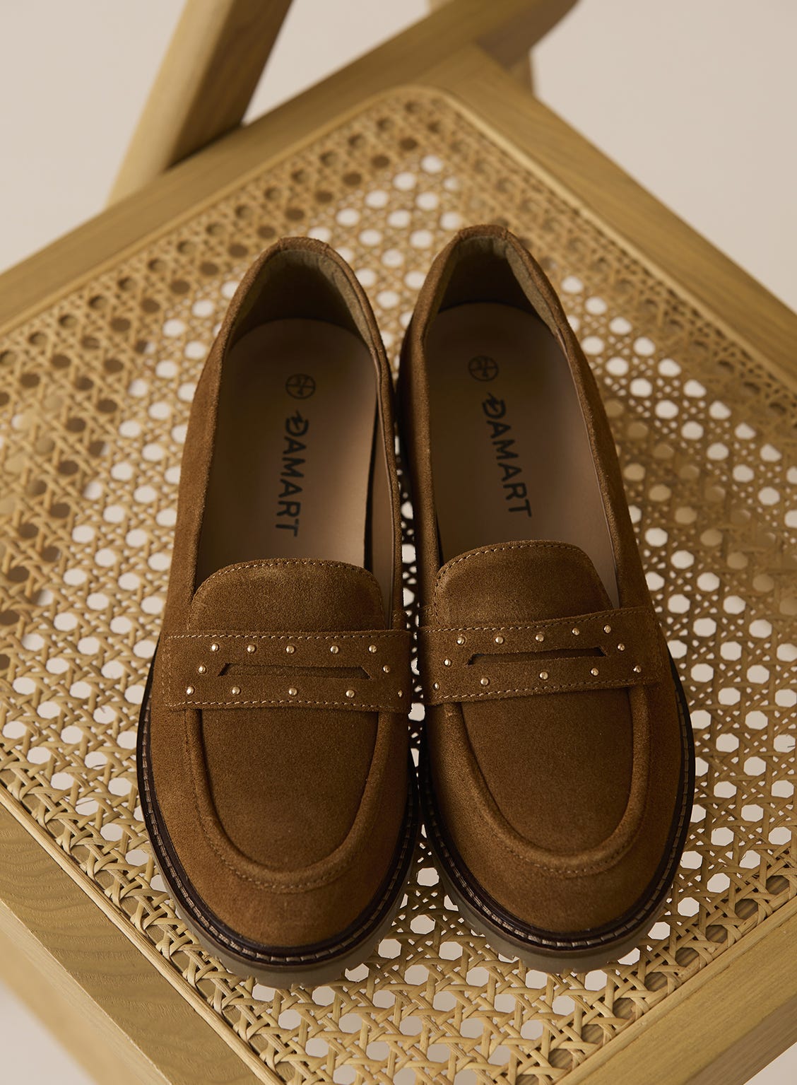 Mocassins Amortyl détails cloutés