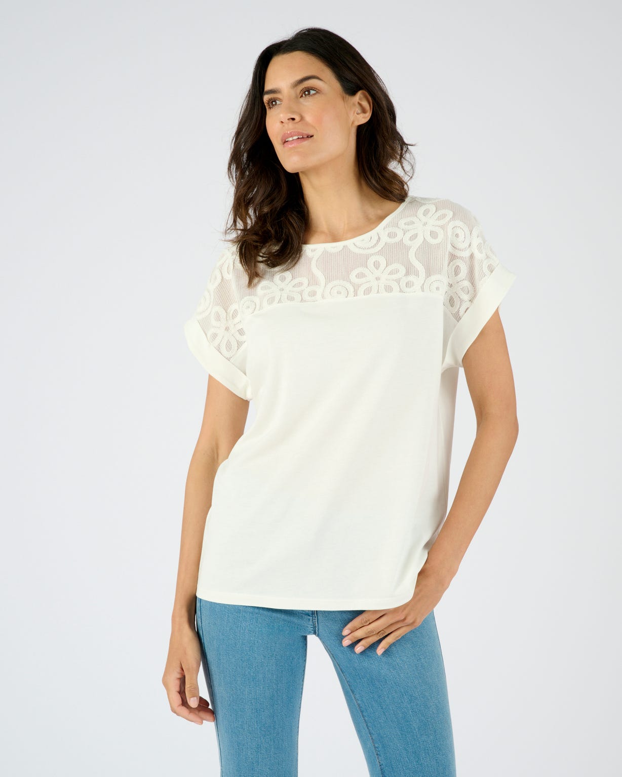 T-shirt bi-matière