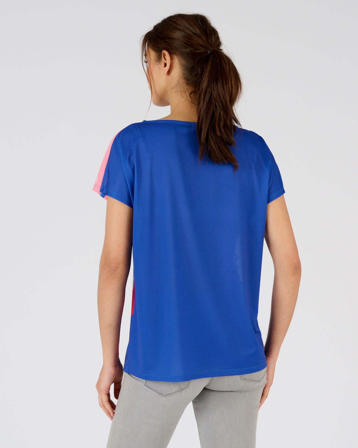 T-shirt crêpe imprimé devant