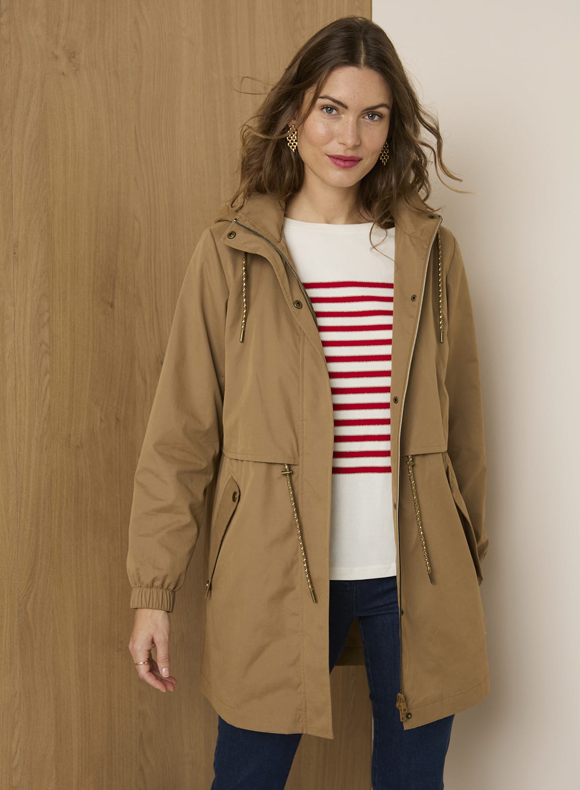 Parka toucher velouté