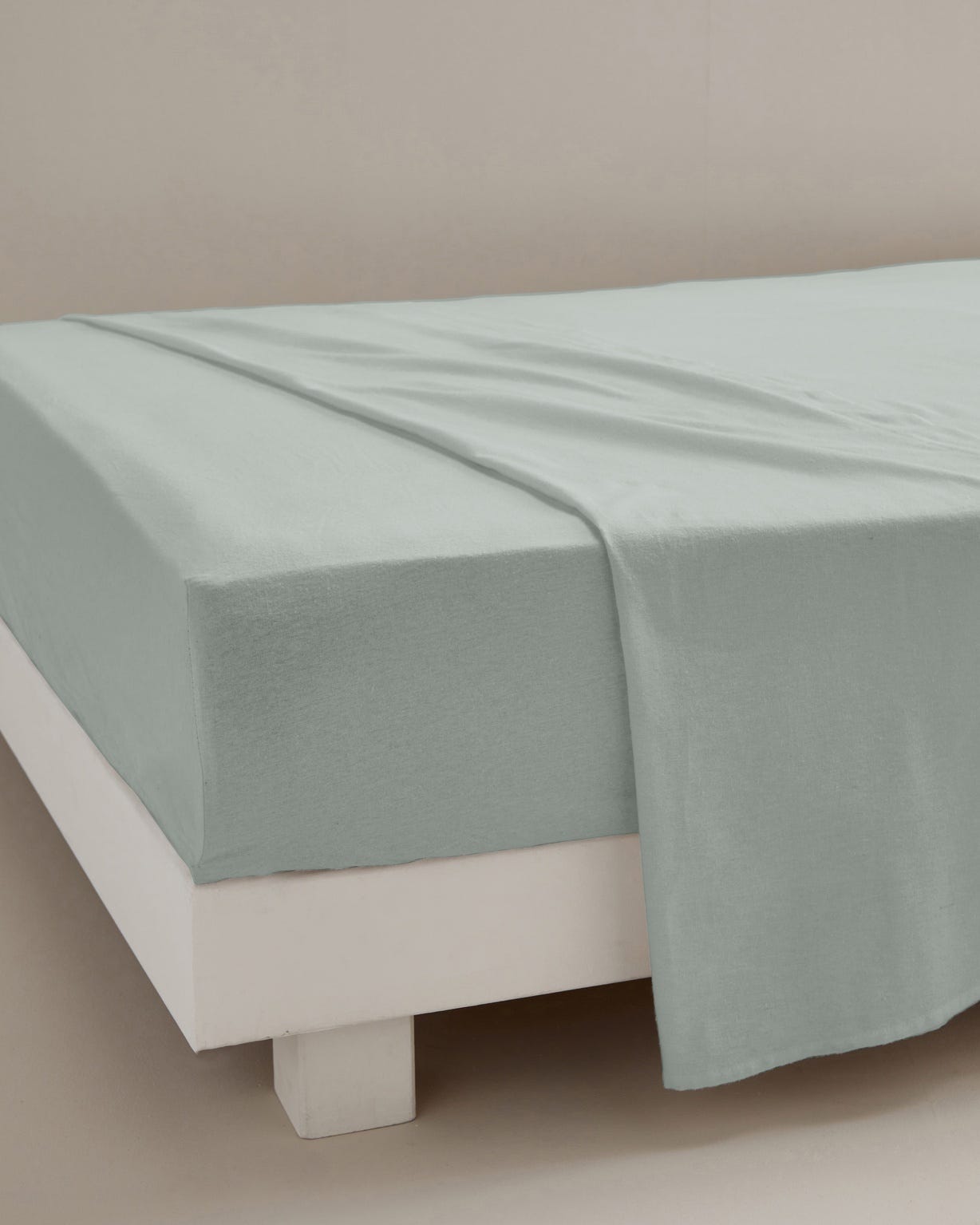 Drap-housse flanelle pur coton