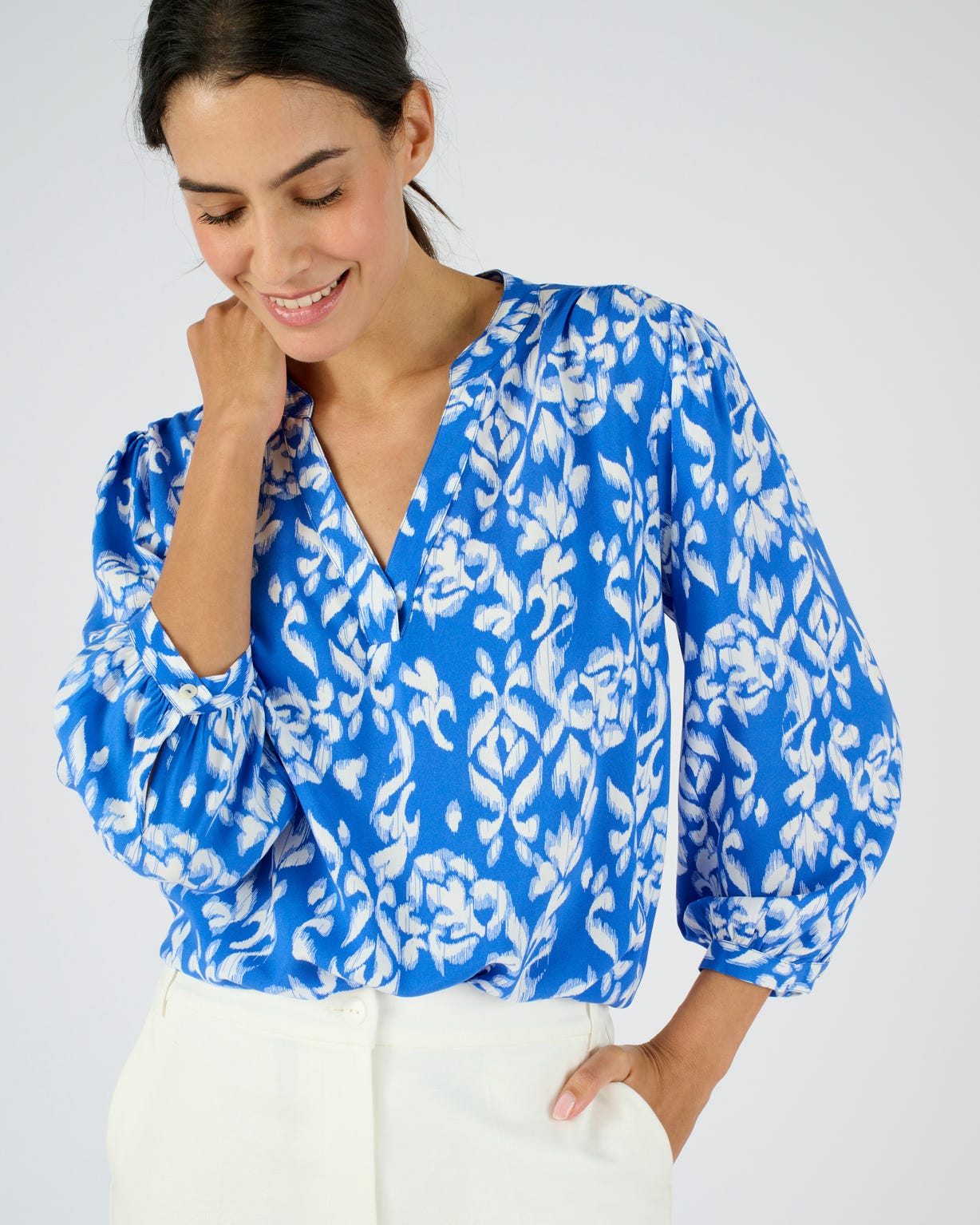 Blouse imprimée pure viscose