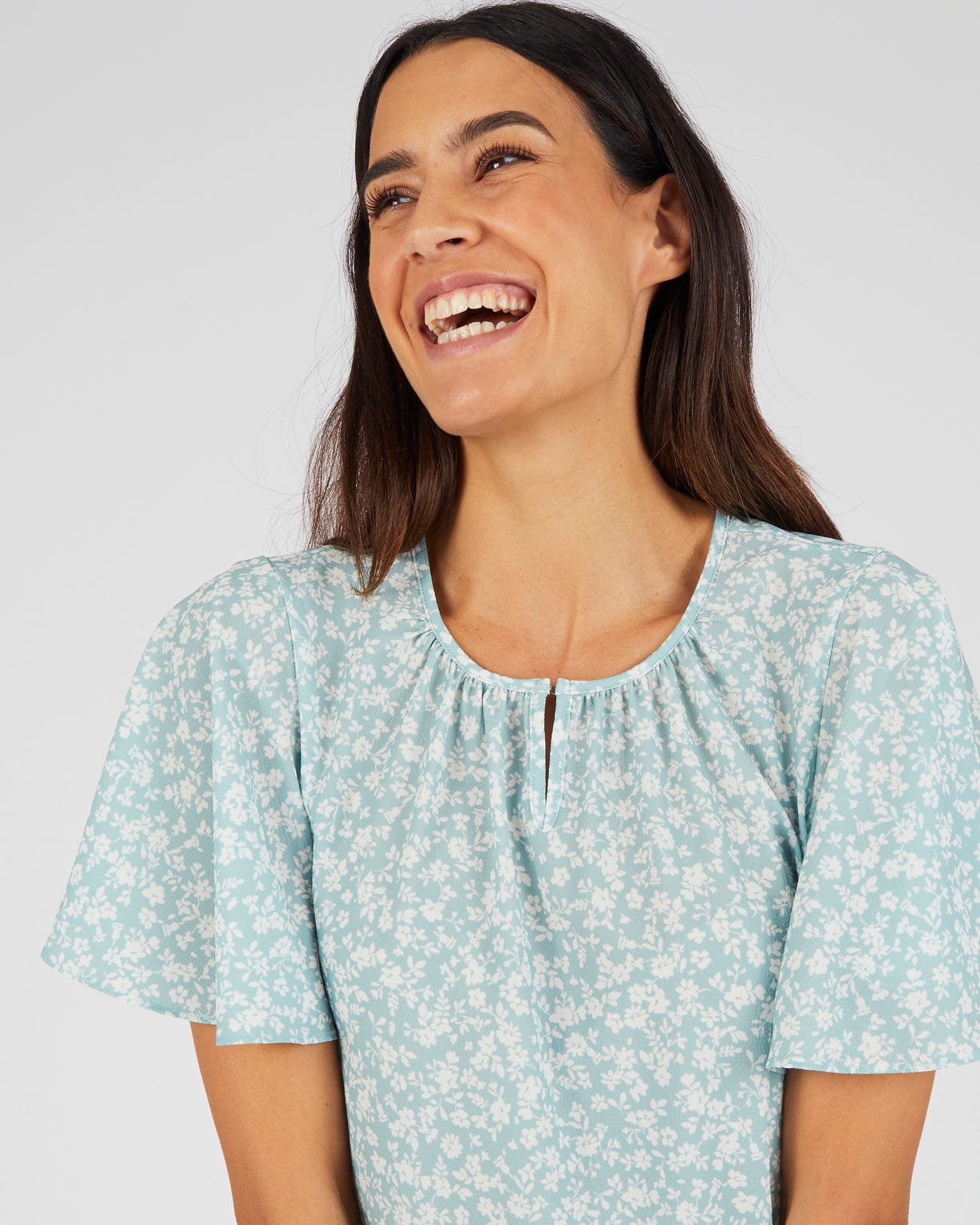 Blouse crêpe reliéfé