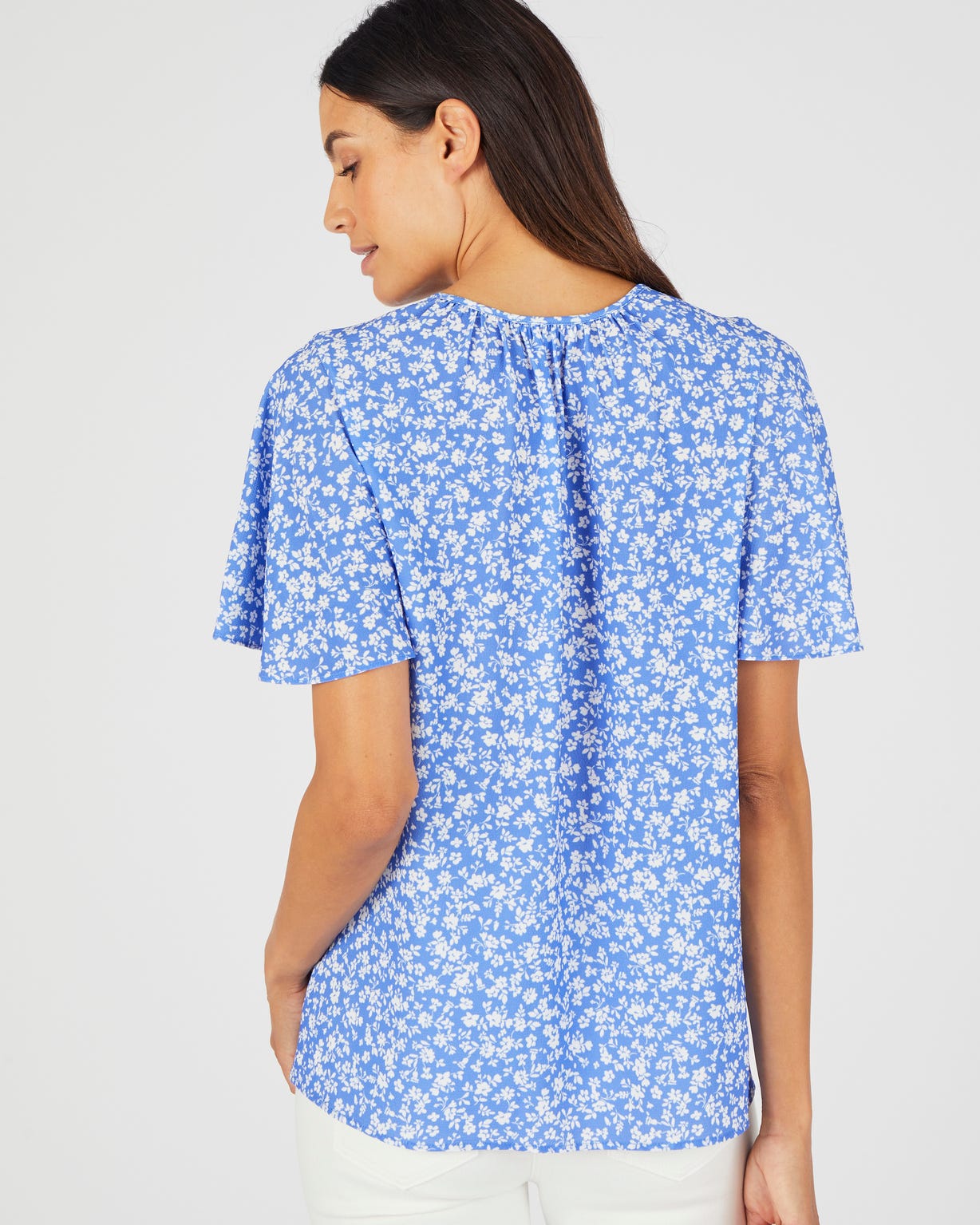 Blouse crêpe reliéfé