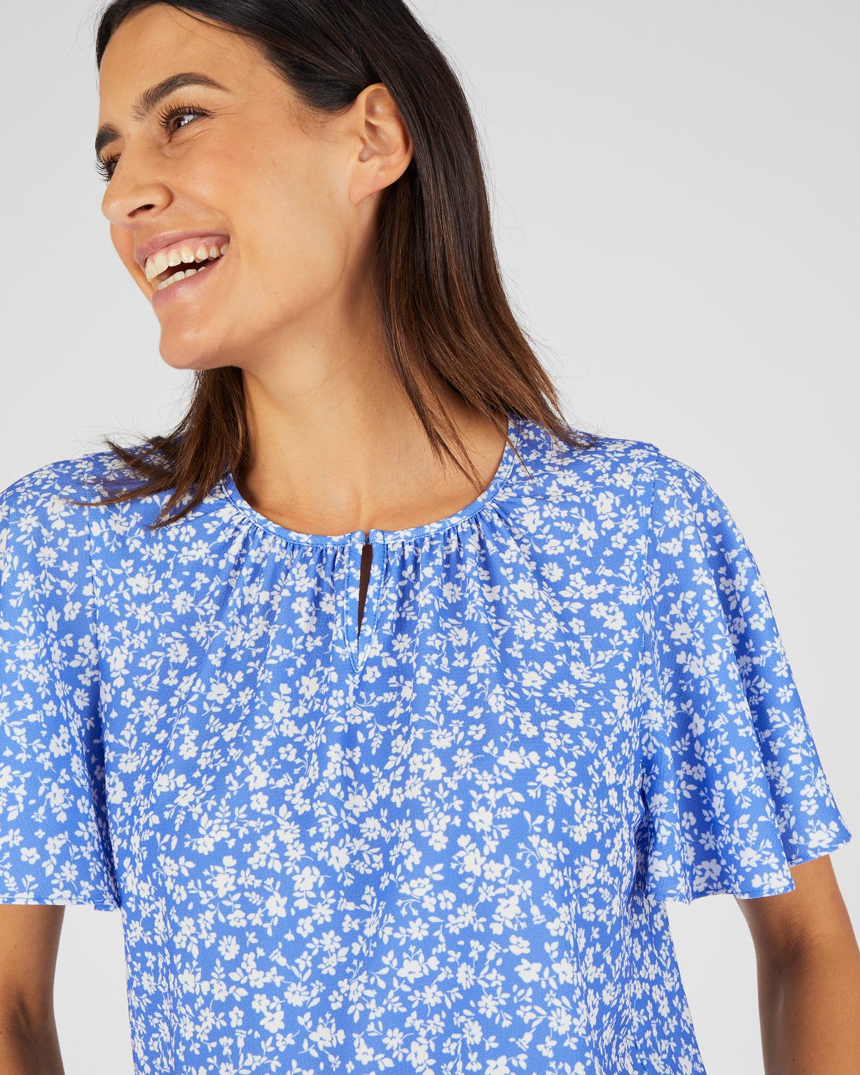Blouse crêpe reliéfé