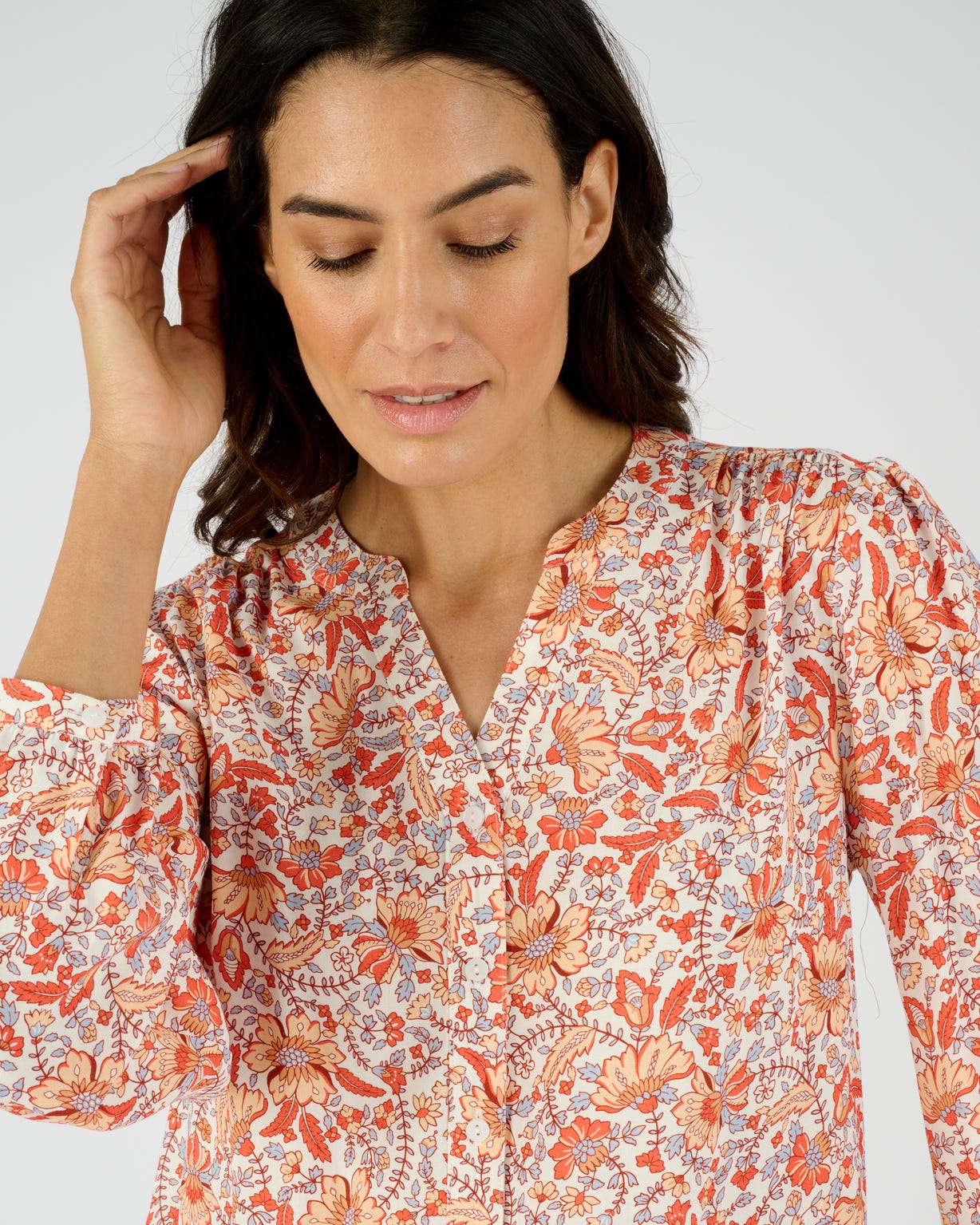 Chemisier imprimé pure viscose