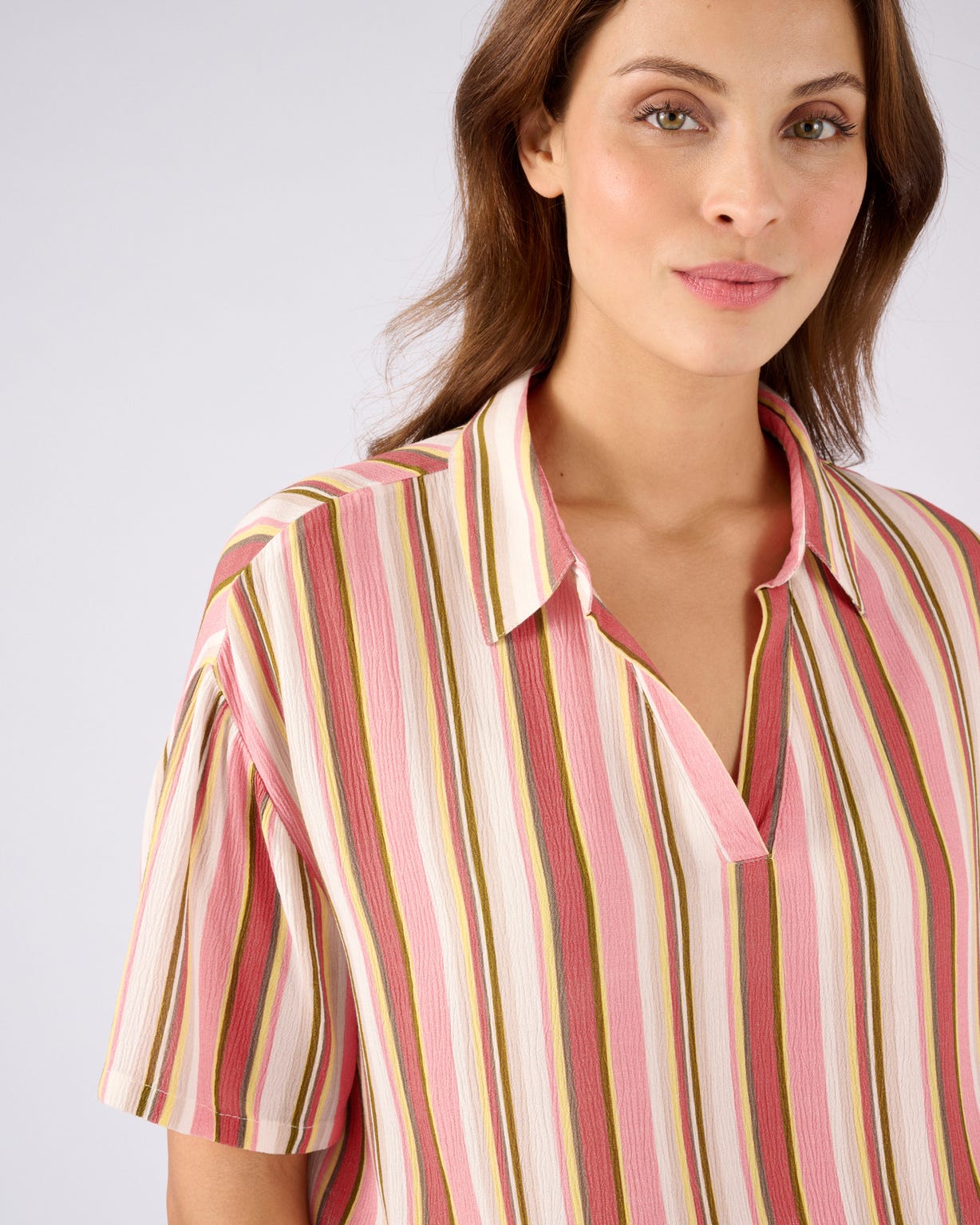 Robe en tissu créponné pure viscose