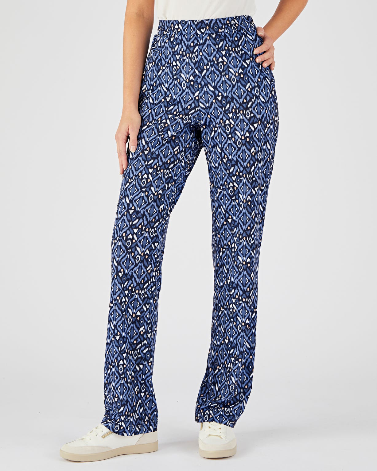 Pantalon maille crêpe