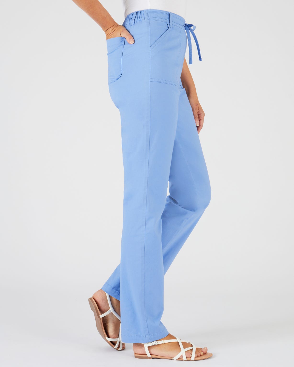 Pantalon coton stretch