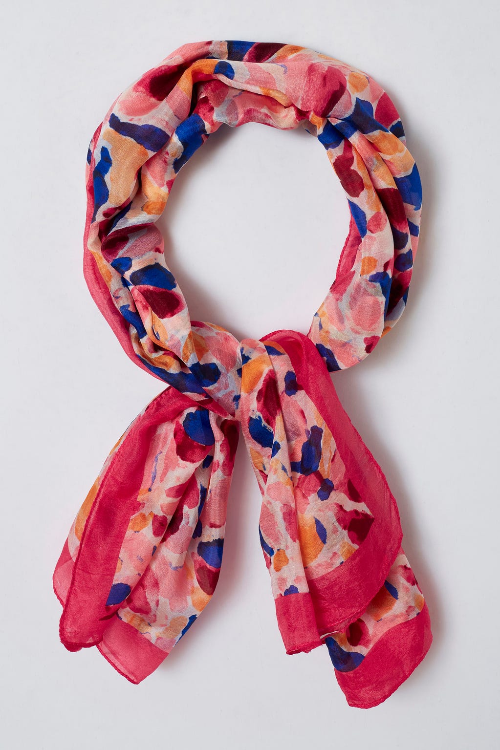 Foulard pure soie imprimé