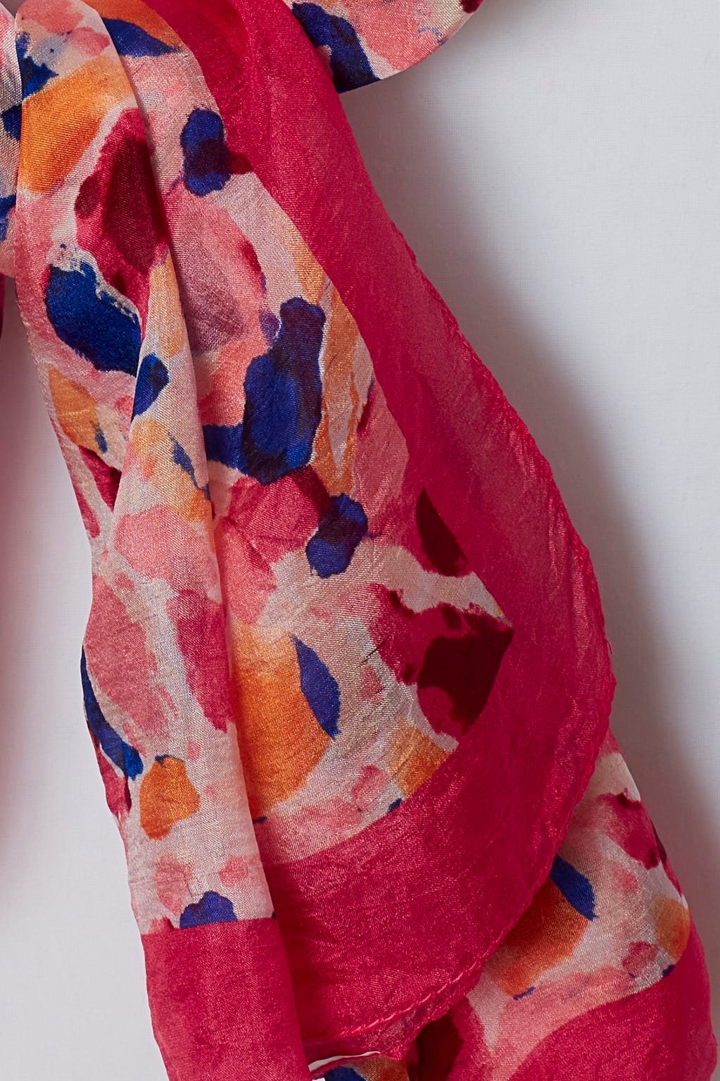 Foulard pure soie imprimé
